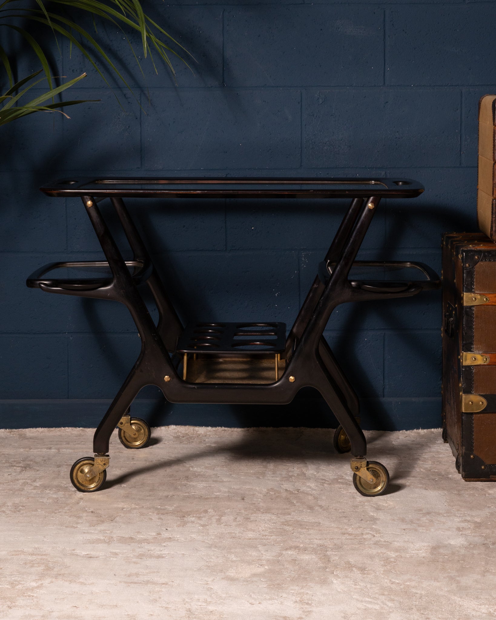 A designer trolley for an Italian Prince, attributed to Cesare Lacca