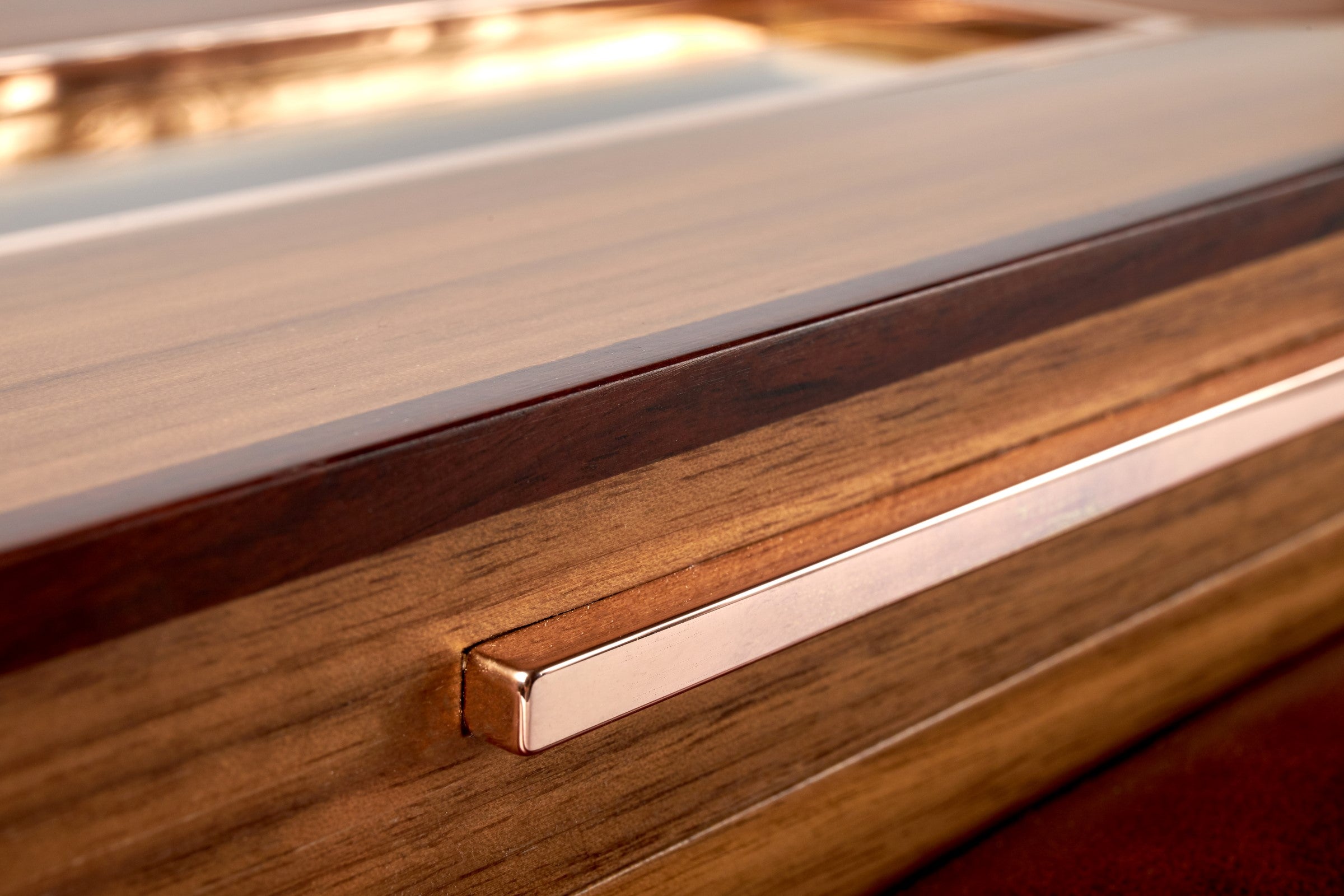 Bernardini Humidor Deco - Brown leather and Walnut - N° 01/30