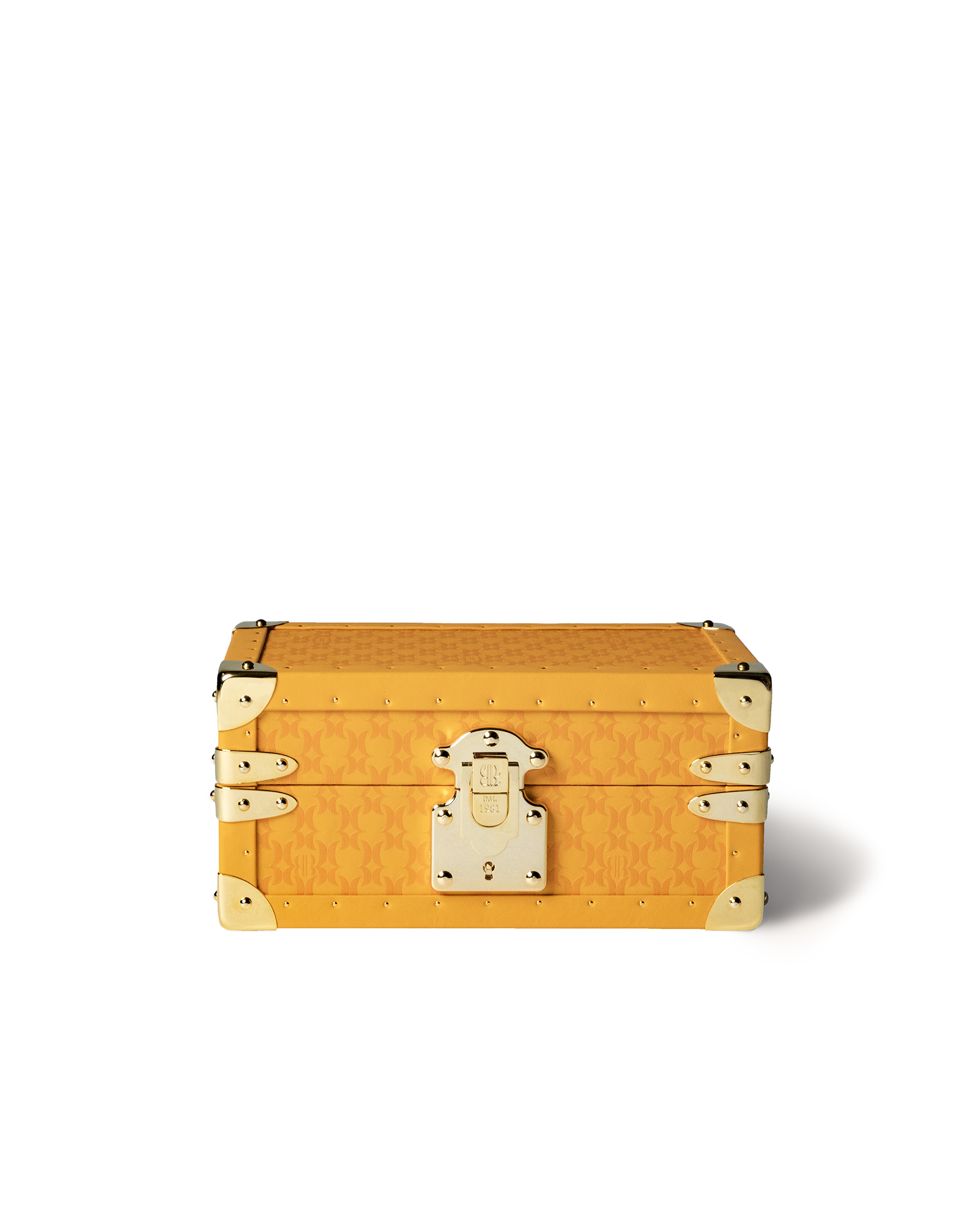 Bernardini Milano Watch Mini Trunk Tangerine Yellow