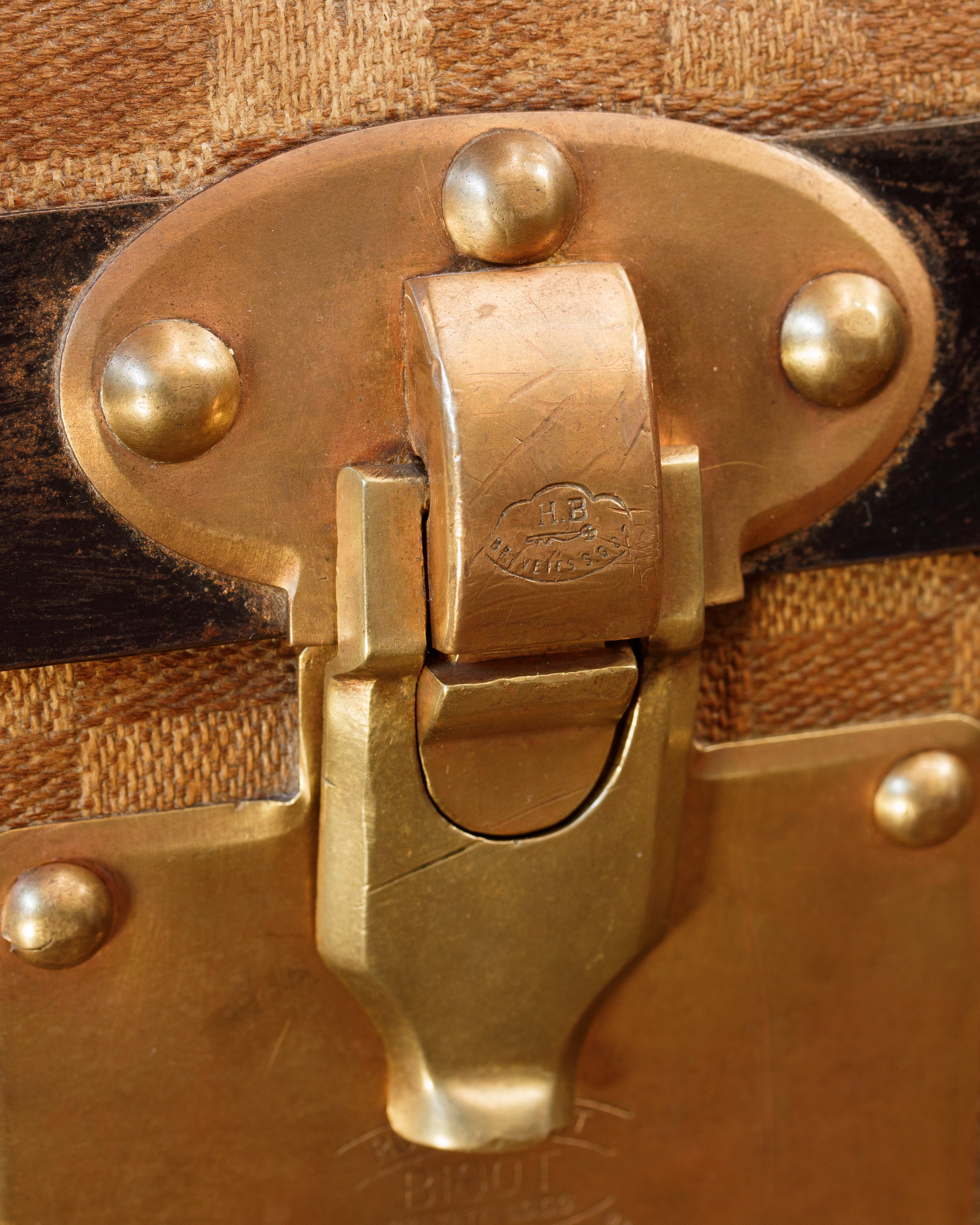 Bigot Damier Steamer Trunk