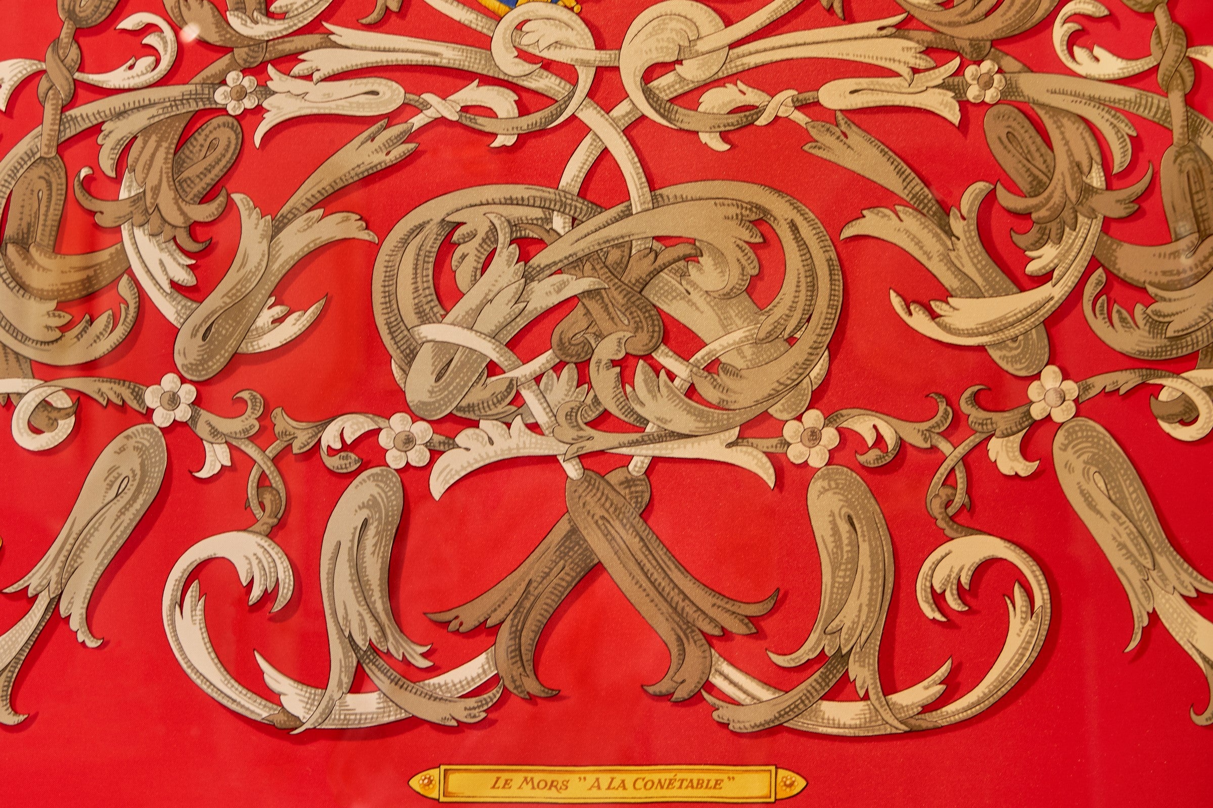 Hermés carrè Le Mors à la Conétable dis.Henry D’Origny ed.1985