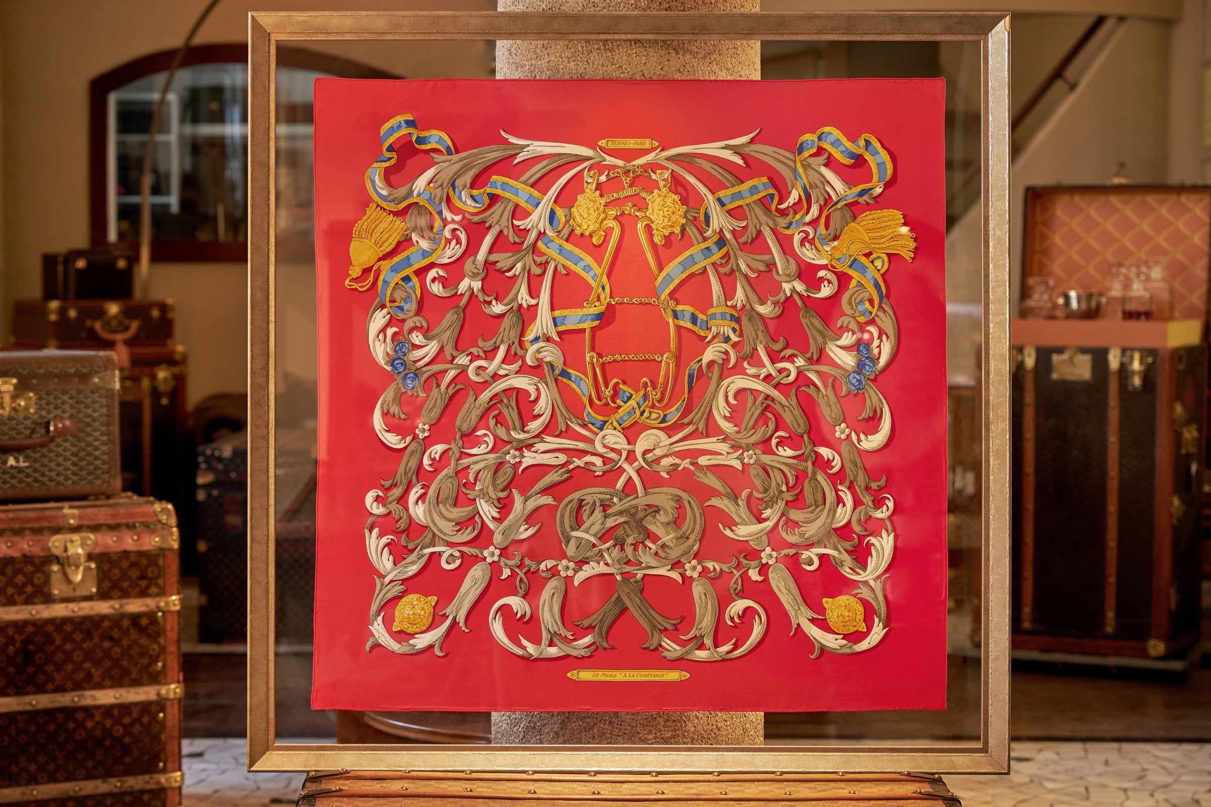 Hermés carrè Le Mors à la Conétable dis.Henry D’Origny ed.1985