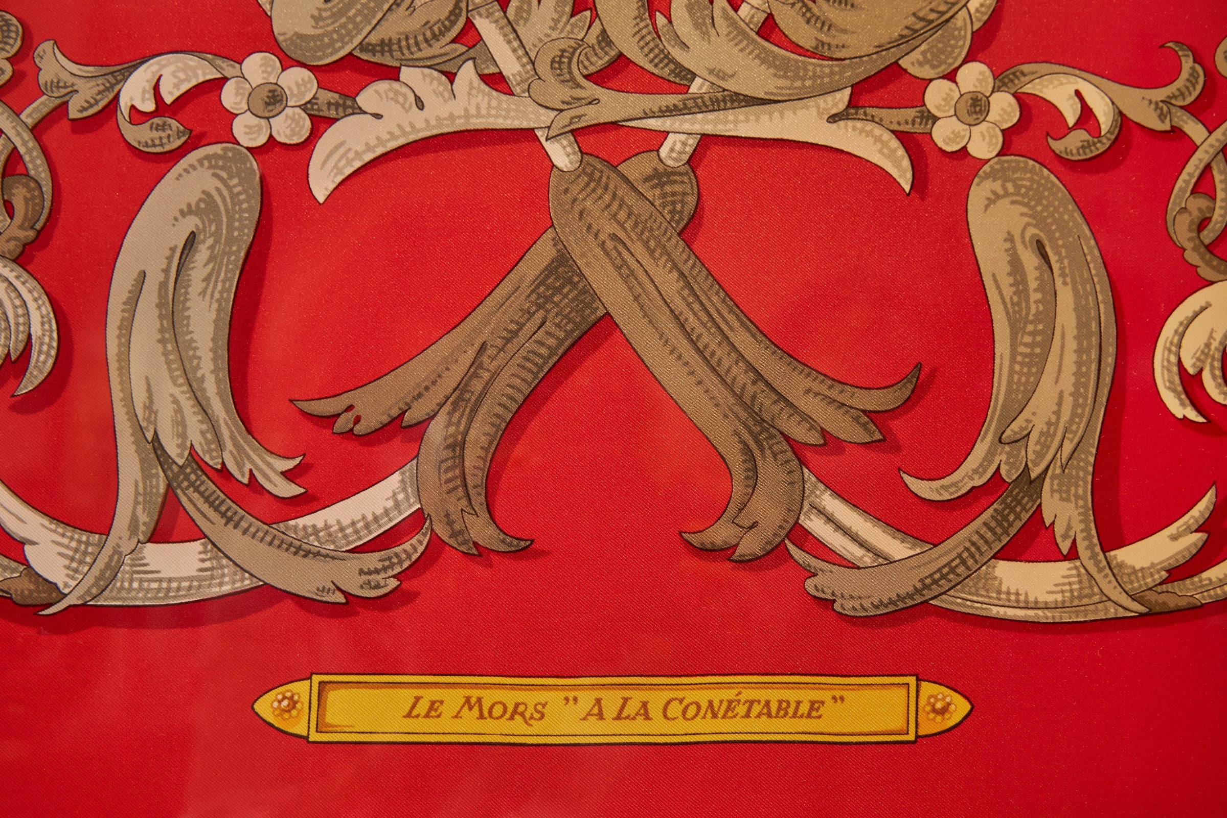 Hermés carrè Le Mors à la Conétable dis.Henry D’Origny ed.1985