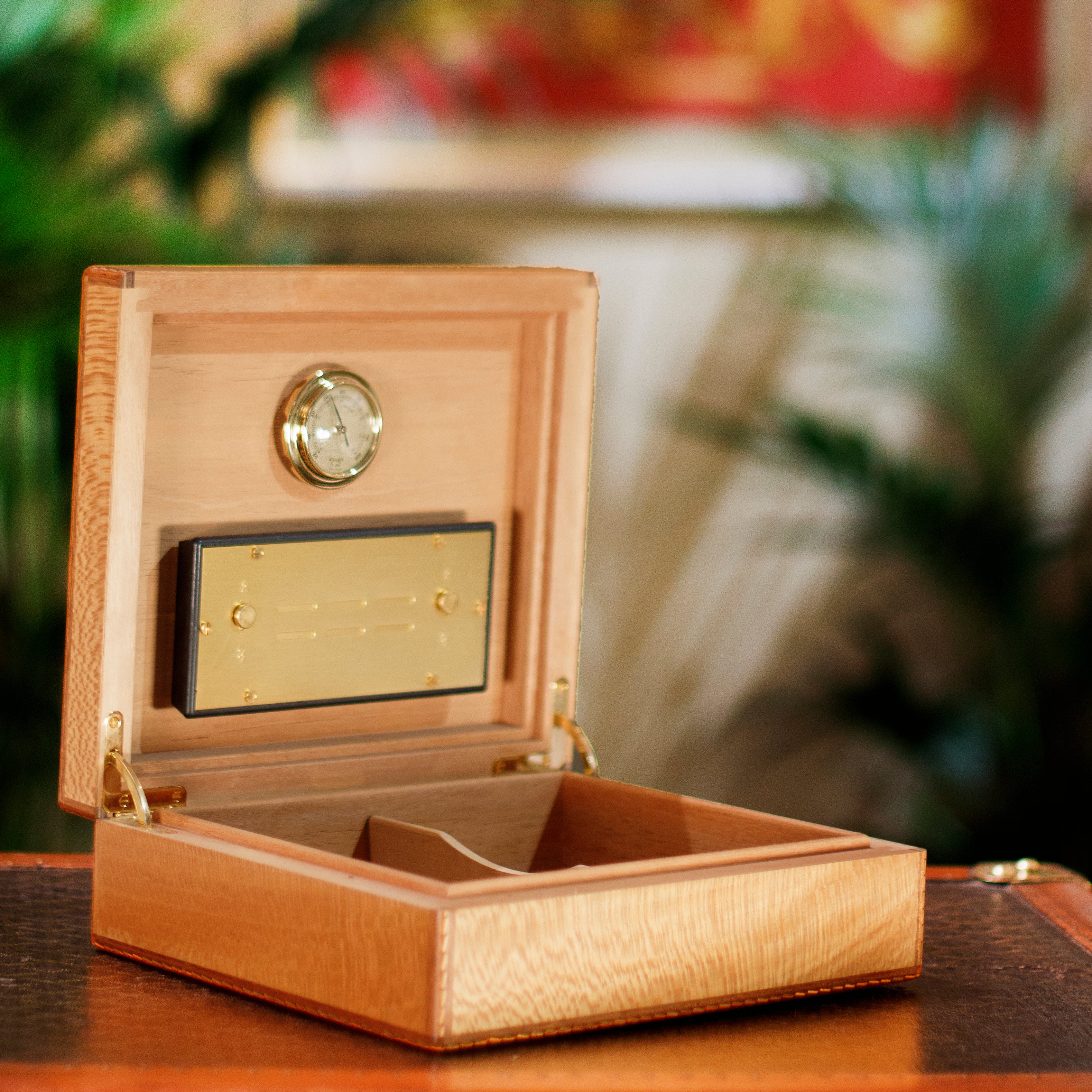 Humidor in radica e pecari Hermès Paris Made in France - 1990 - Rooted Humidor, Hermès Paris Made in France