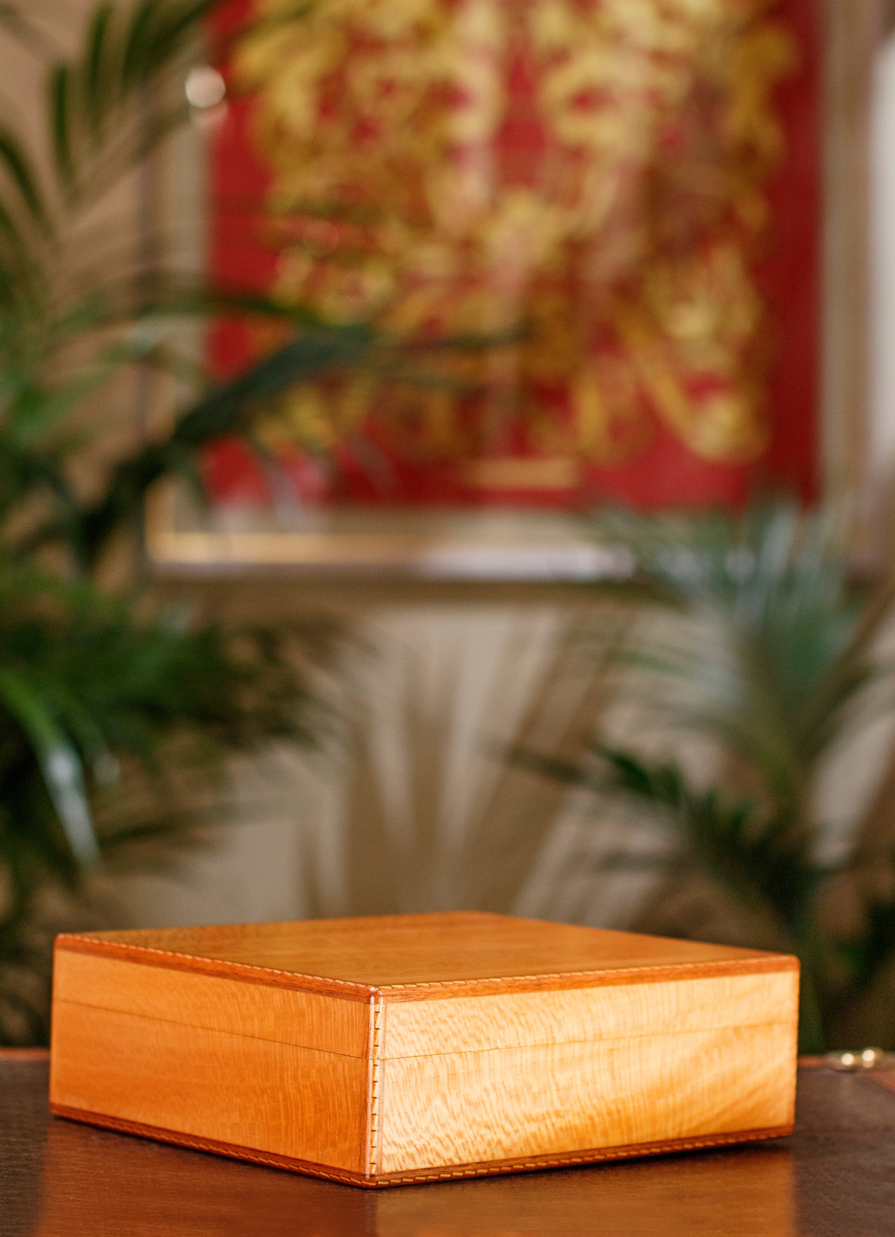 Humidor in radica e pecari Hermès Paris Made in France - 1990 - Rooted Humidor, Hermès Paris Made in France