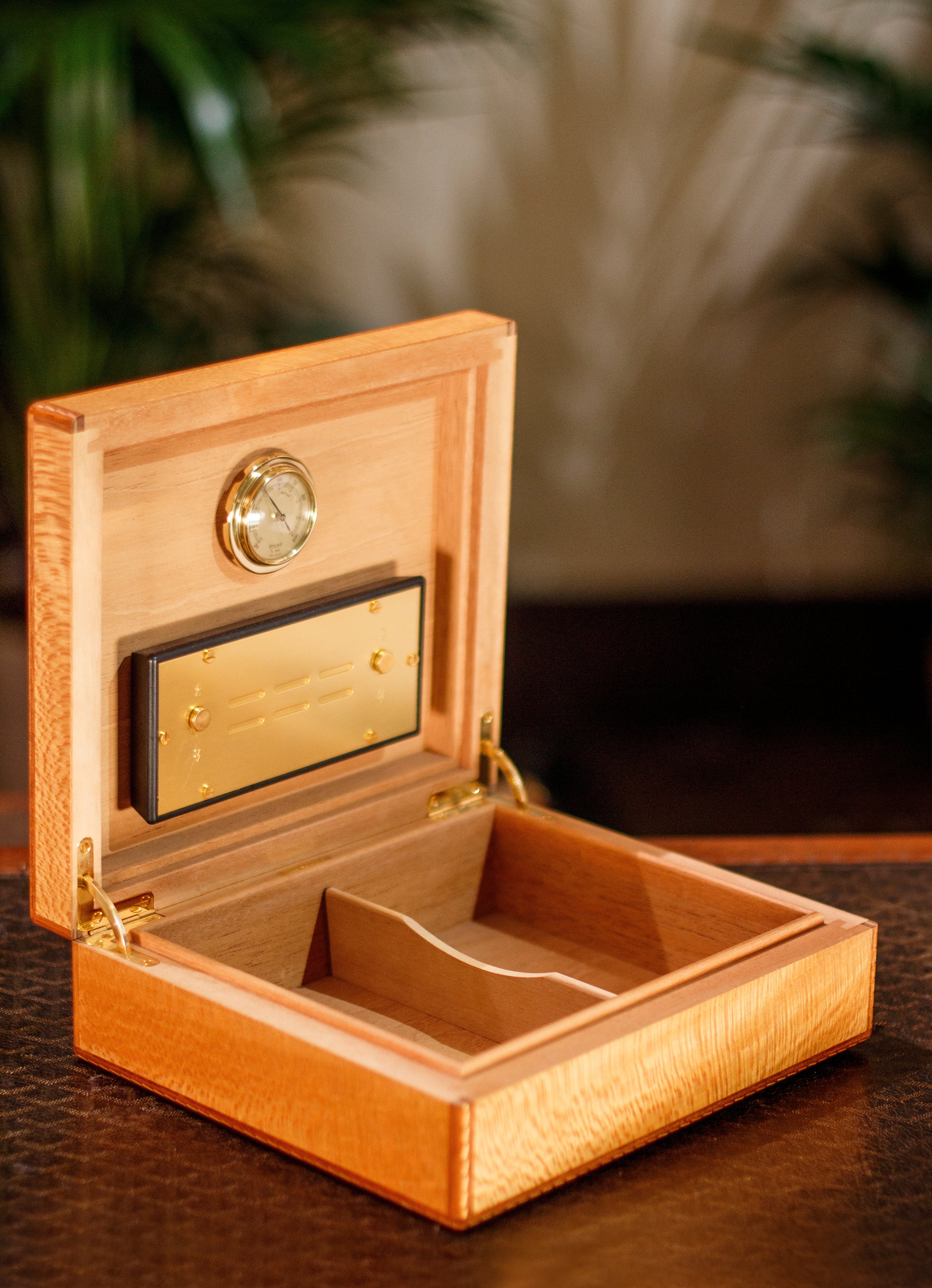 Humidor in radica e pecari Hermès Paris Made in France - 1990 - Rooted Humidor, Hermès Paris Made in France