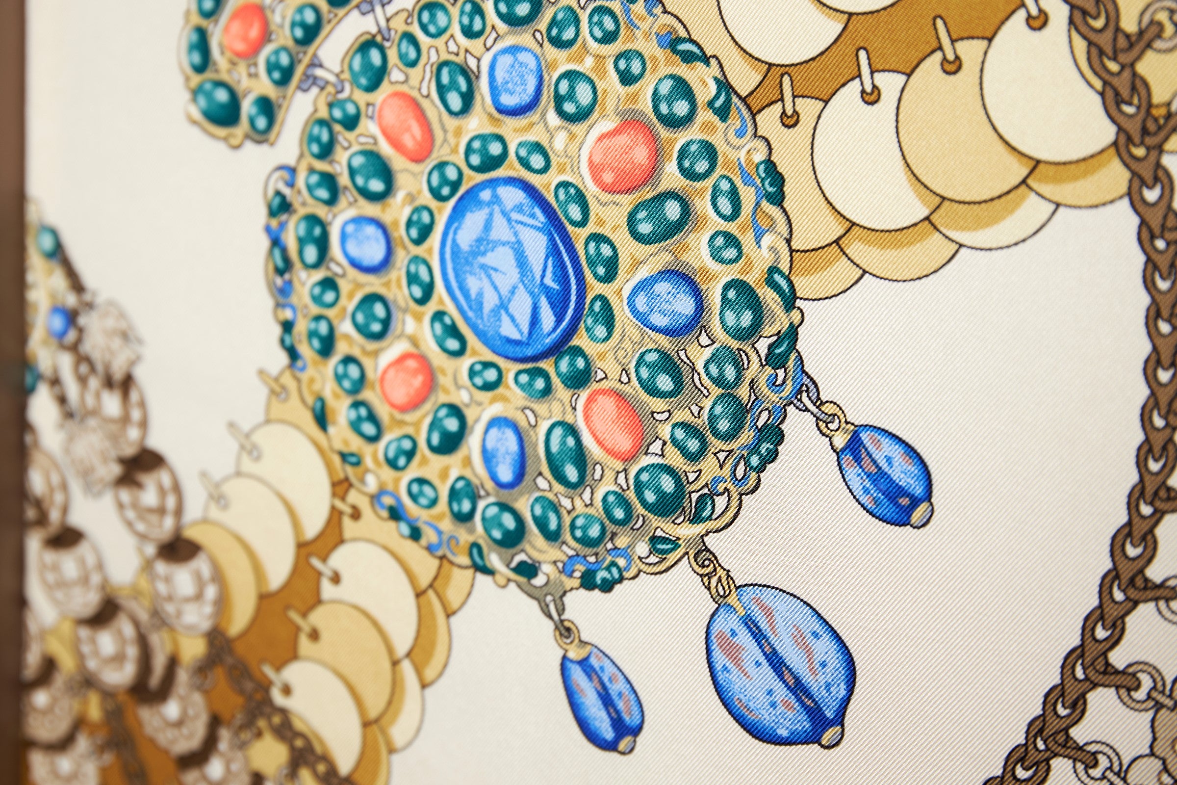 Hermès Kosmina carrè detail