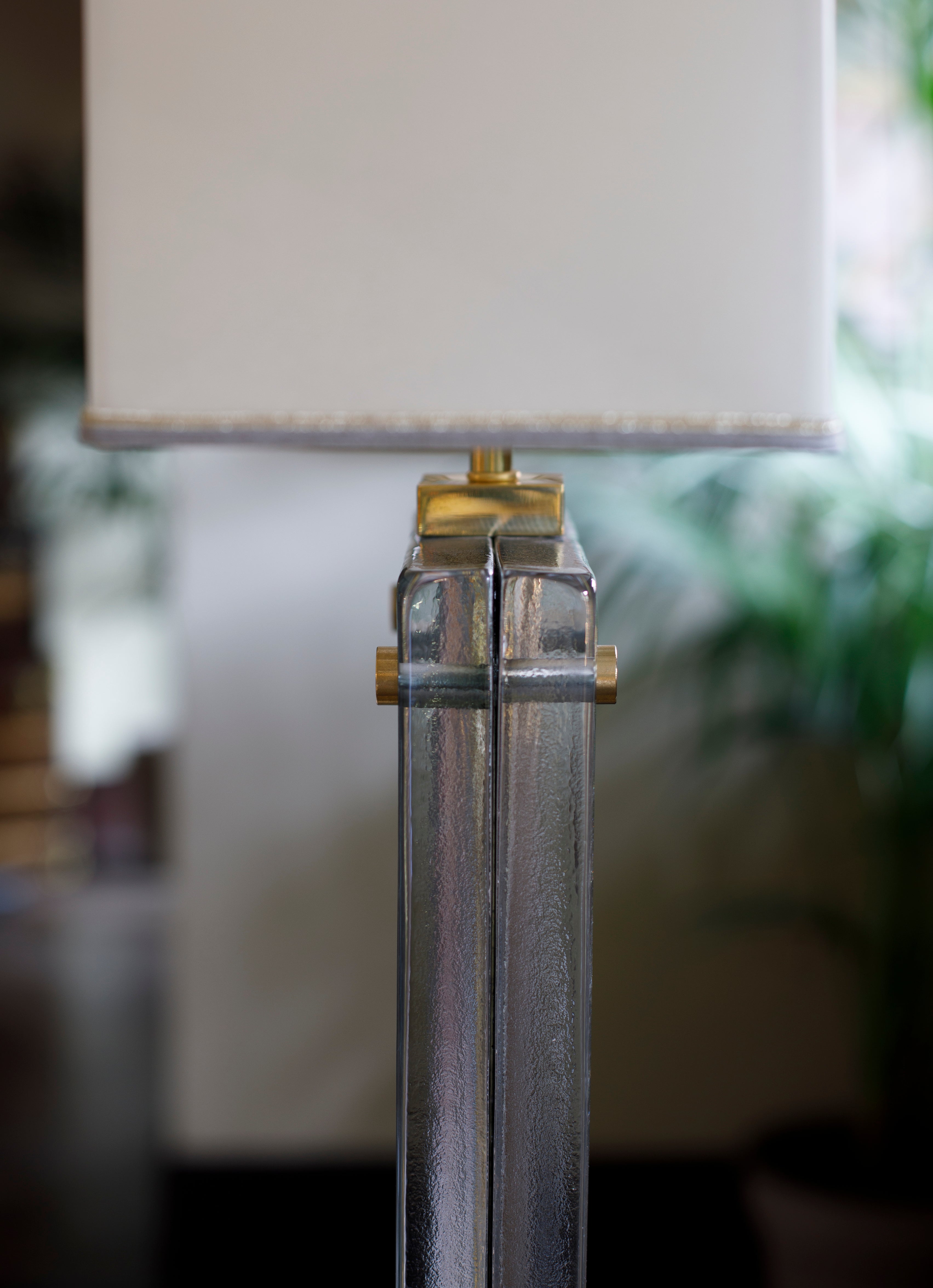 Lampada da tavolo double face in vetro di Murano - 1970 - Murano Glass double face Lamp