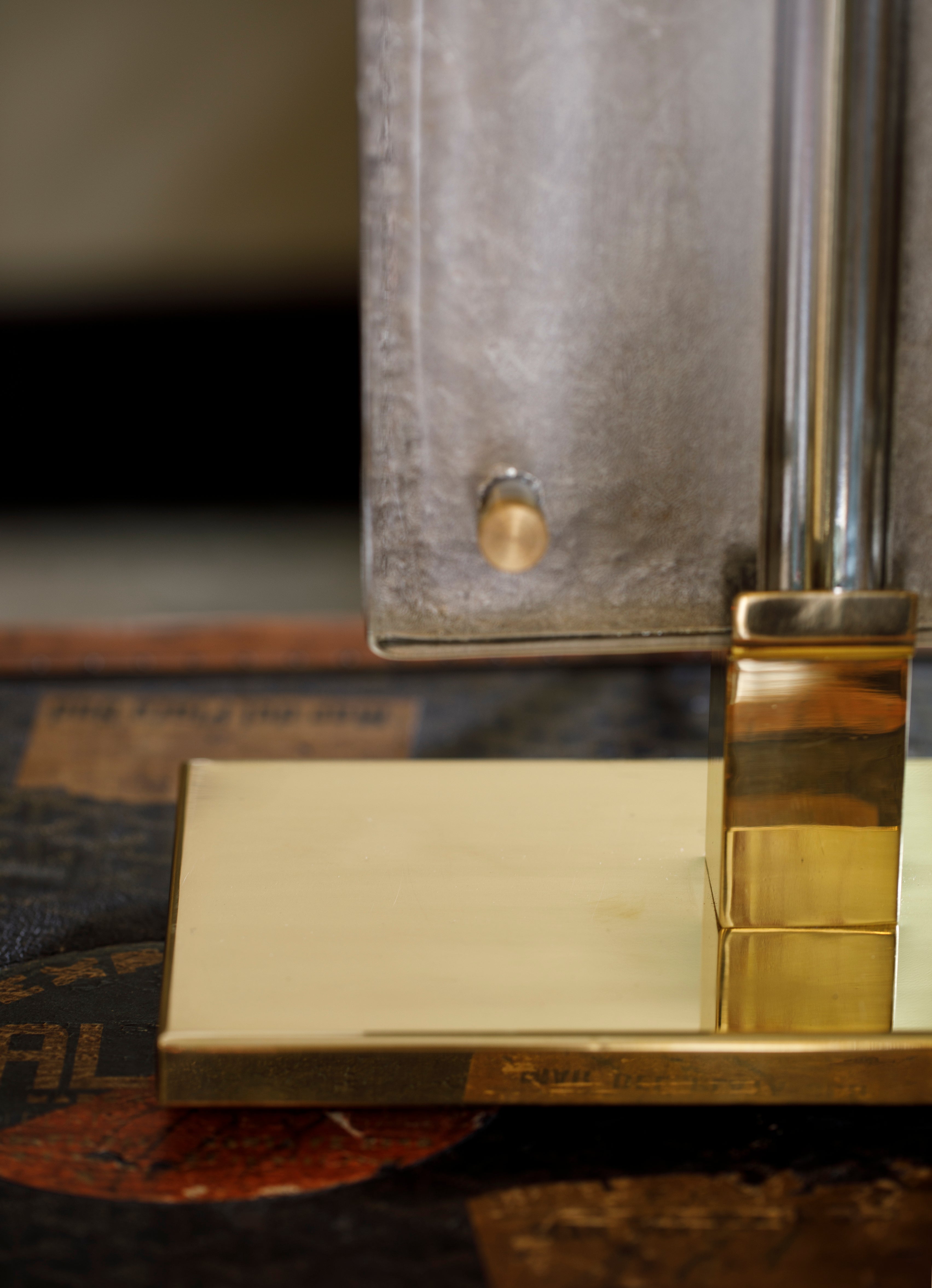 Lampada da tavolo double face in vetro di Murano - 1970 - Murano Glass double face Lamp