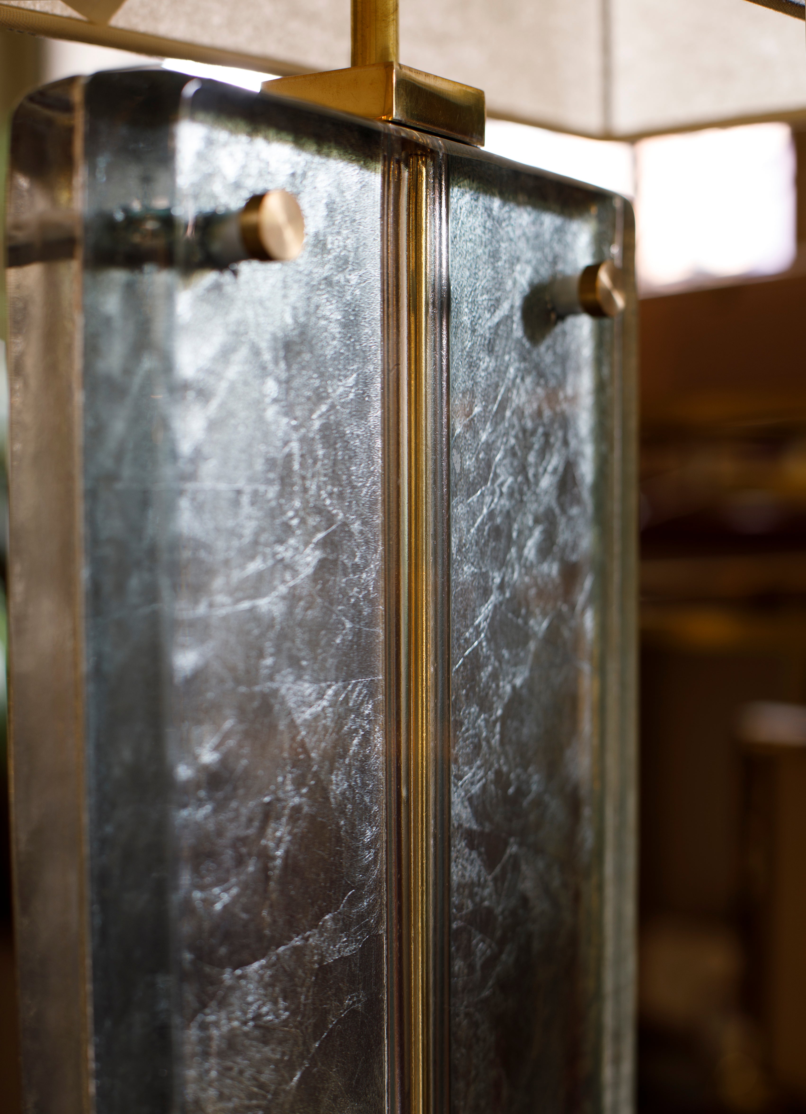 Lampada da tavolo double face in vetro di Murano - 1970 - Murano Glass double face Lamp