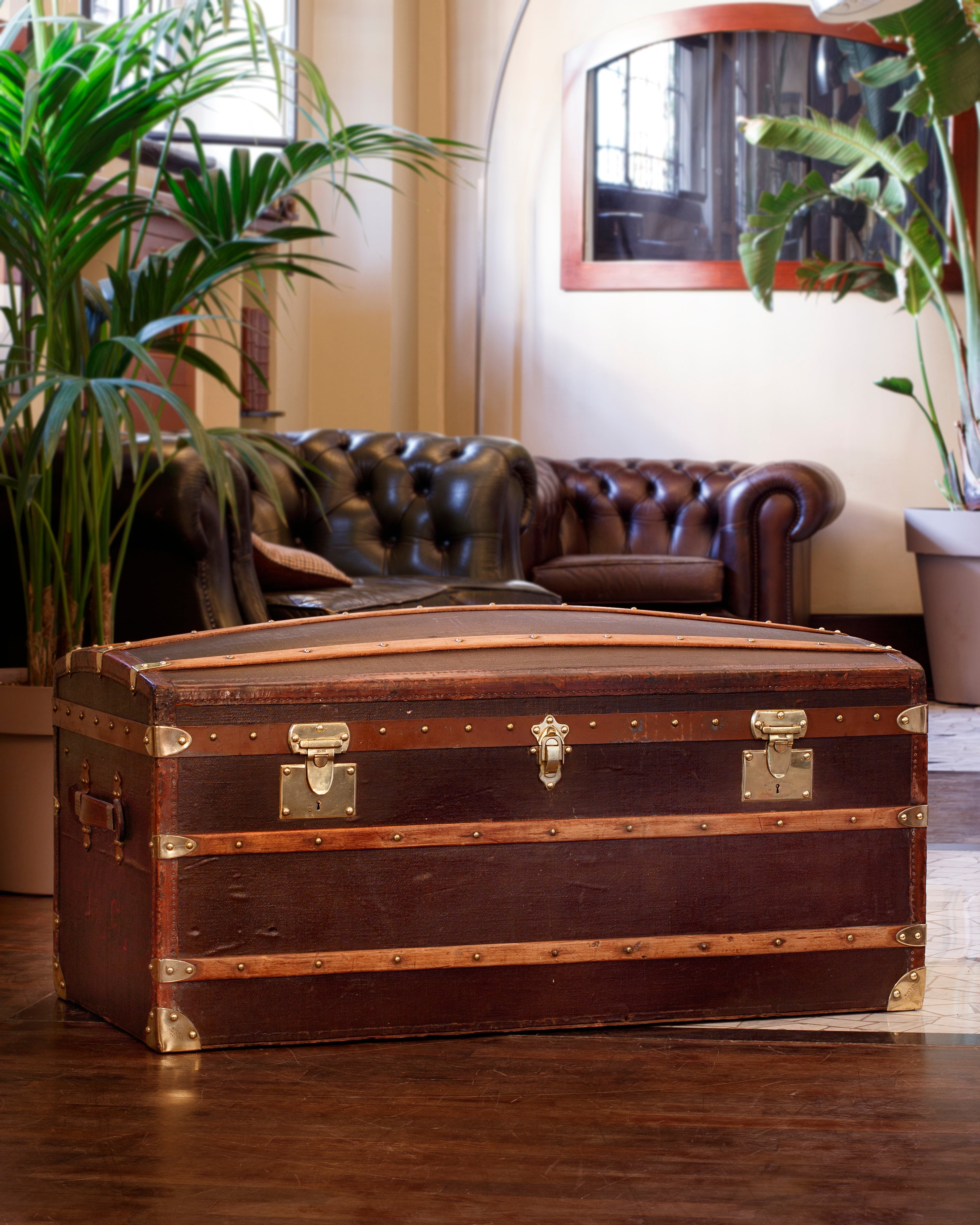 Moynat Steamer Trunk