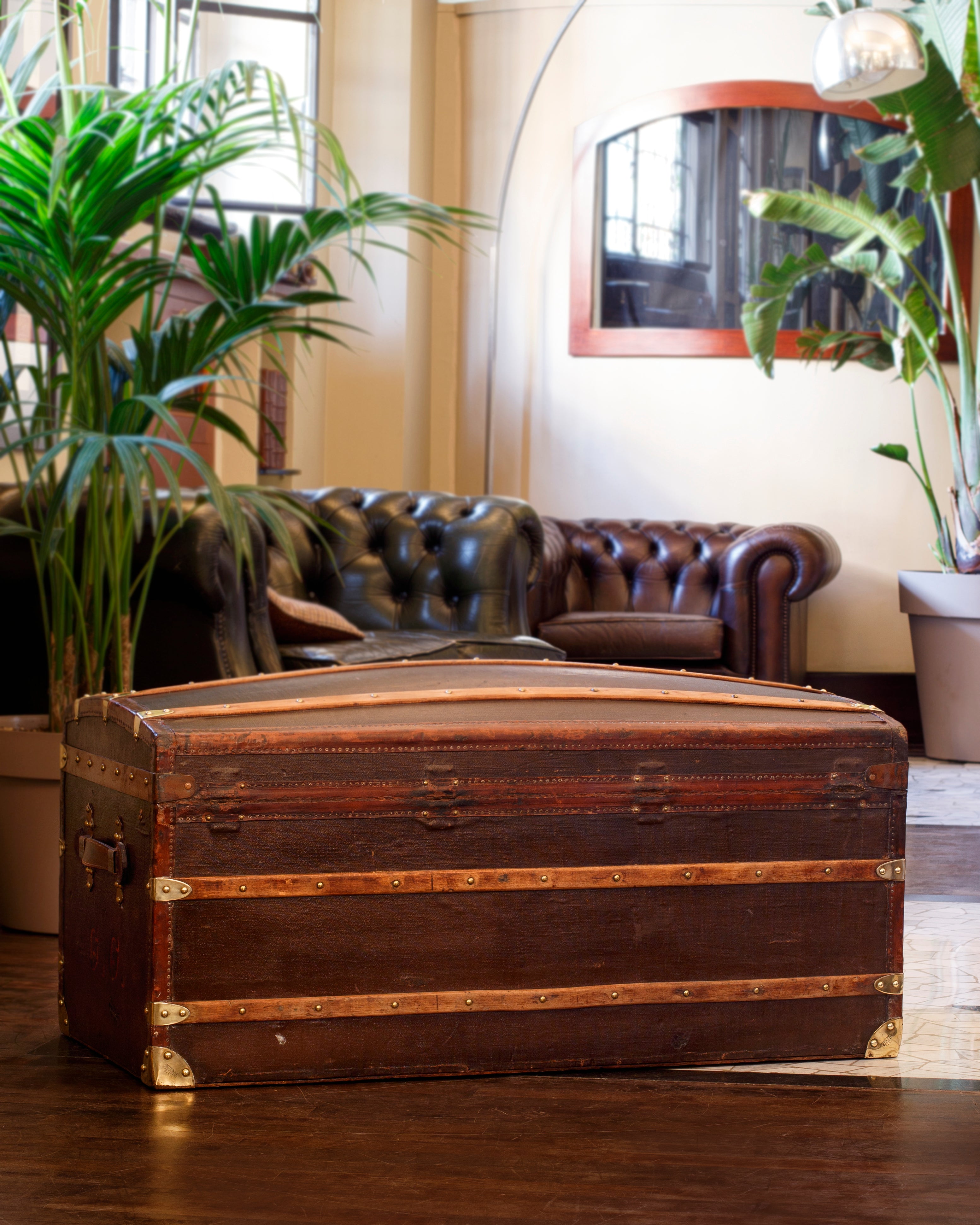 Moynat Steamer Trunk