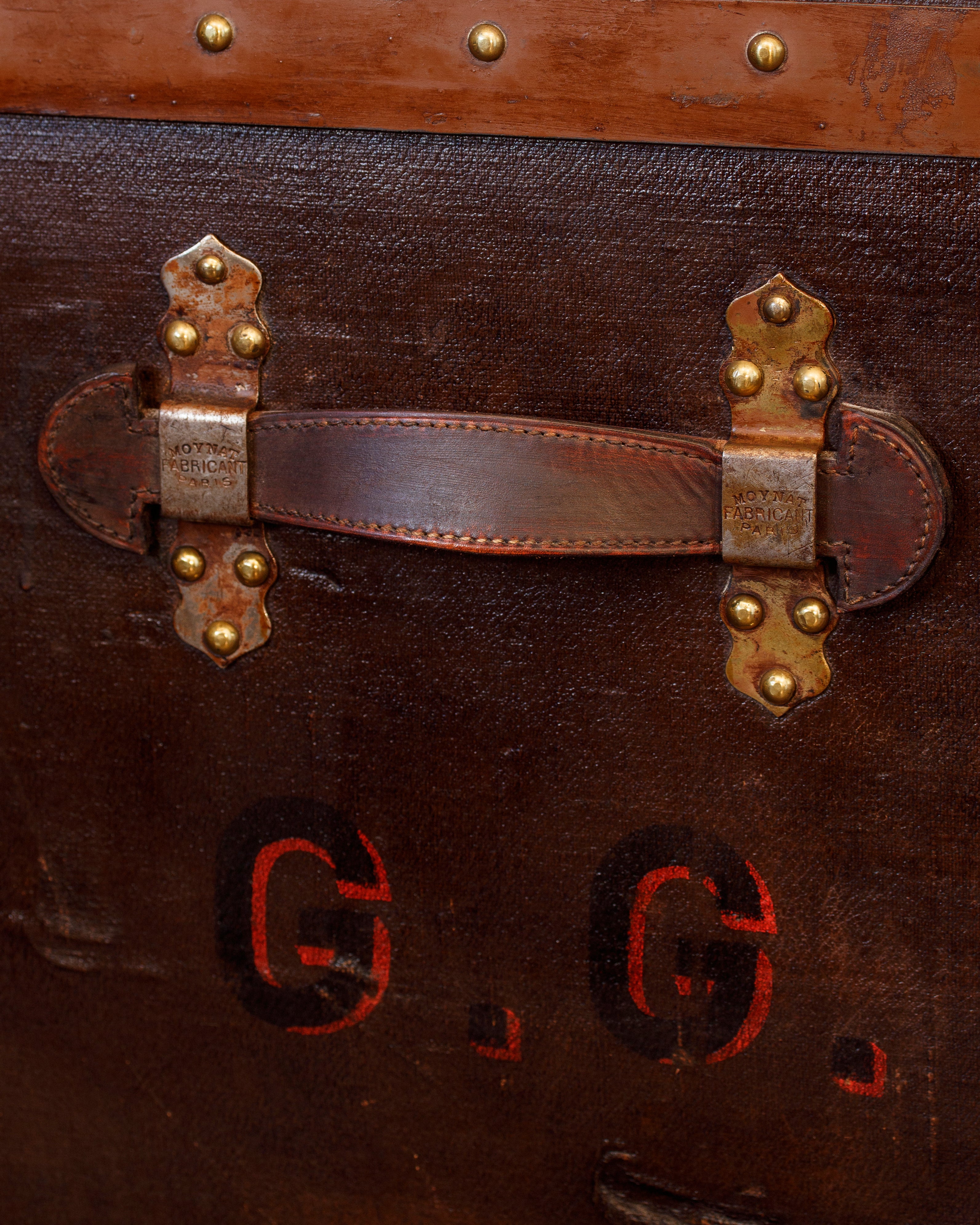 Moynat Steamer Trunk