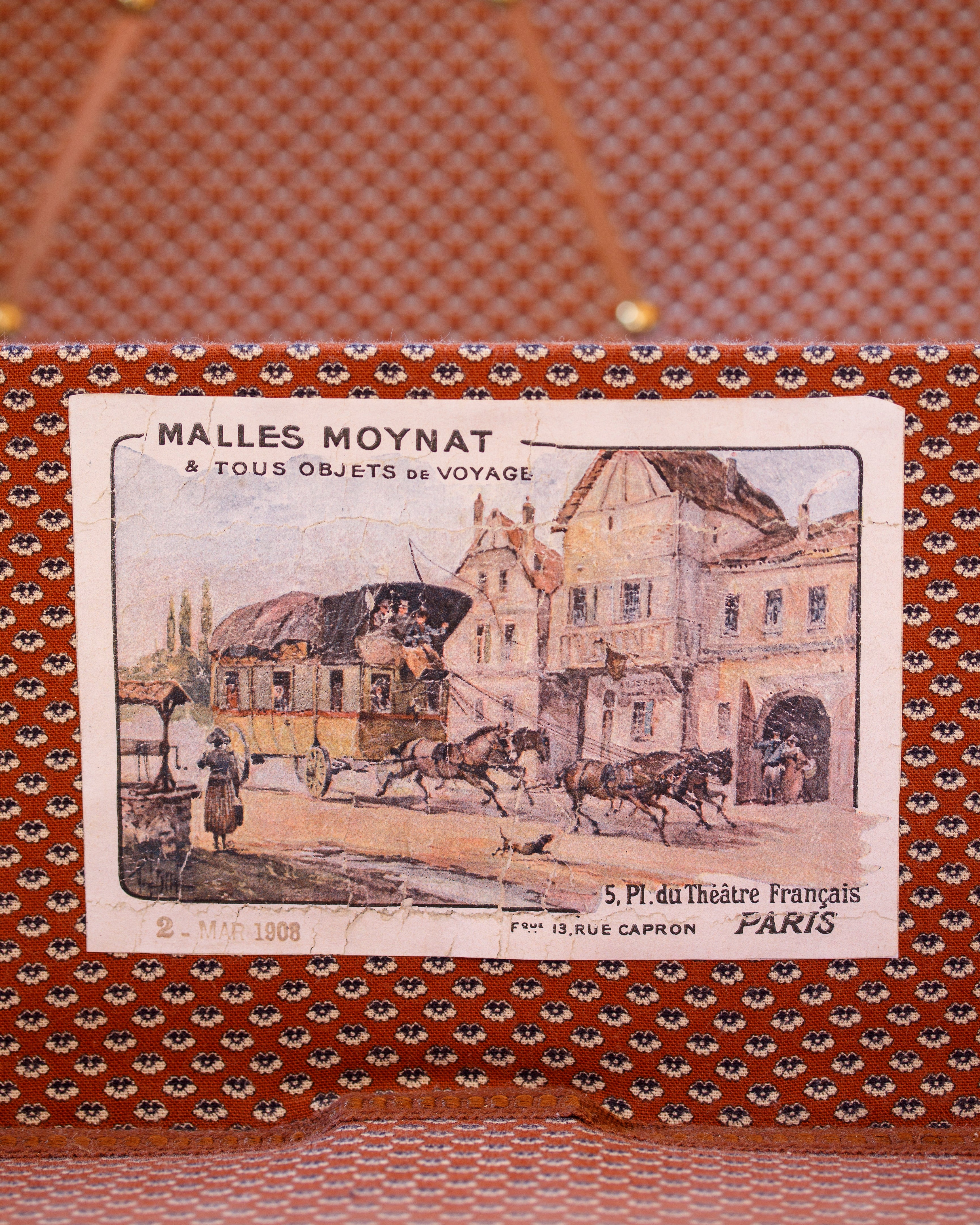 Moynat Steamer Trunk