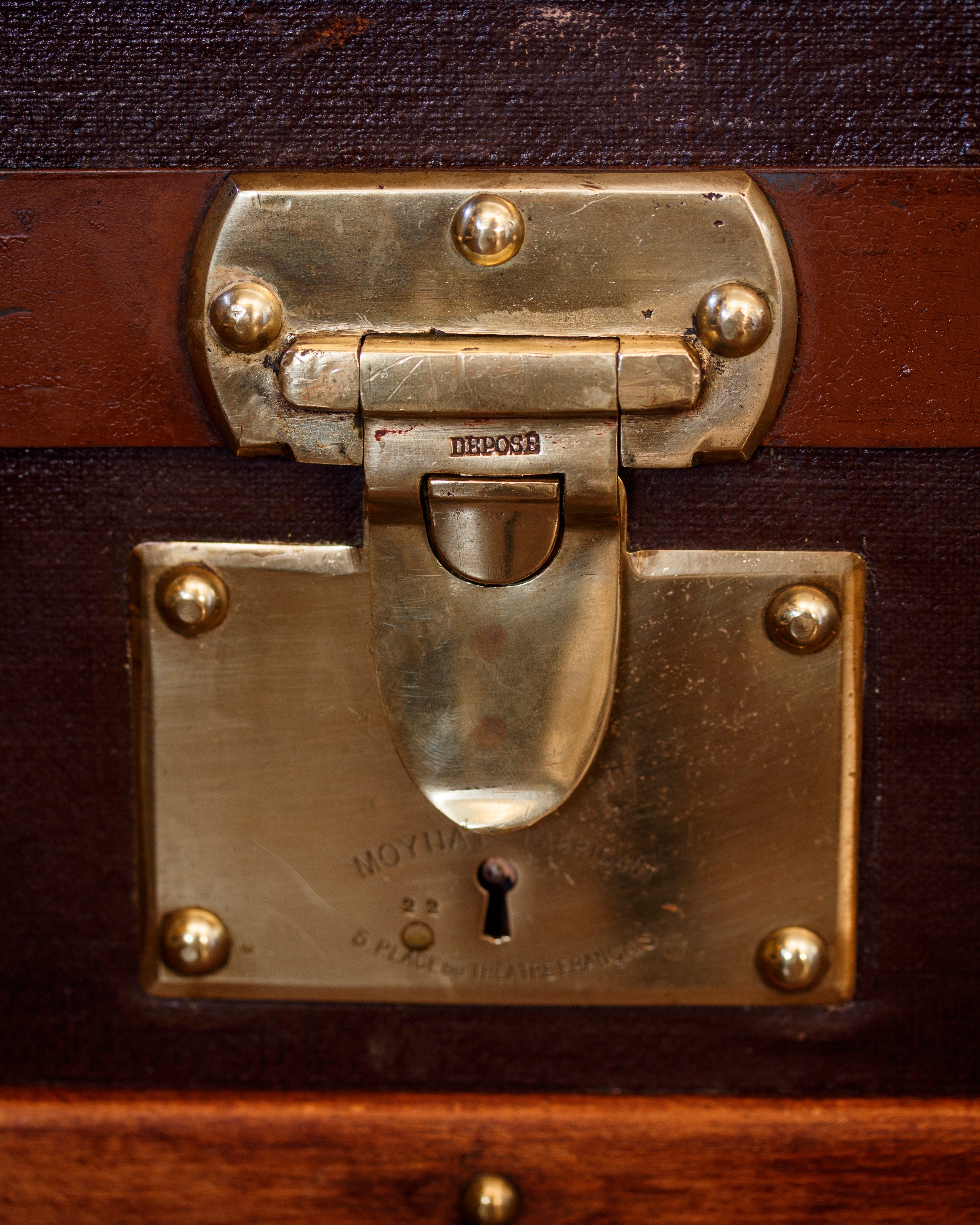 Moynat Steamer Trunk