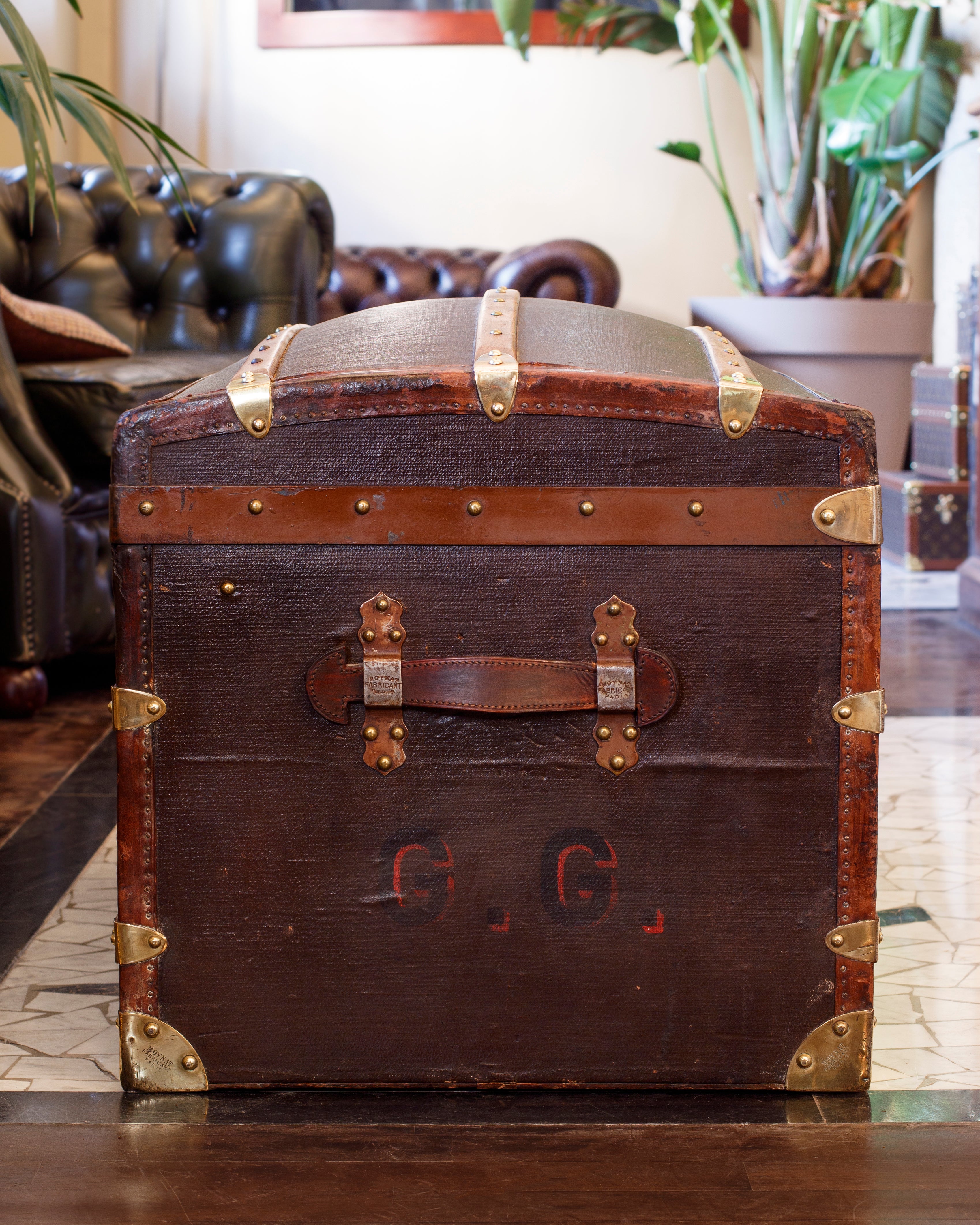 Moynat Steamer Trunk
