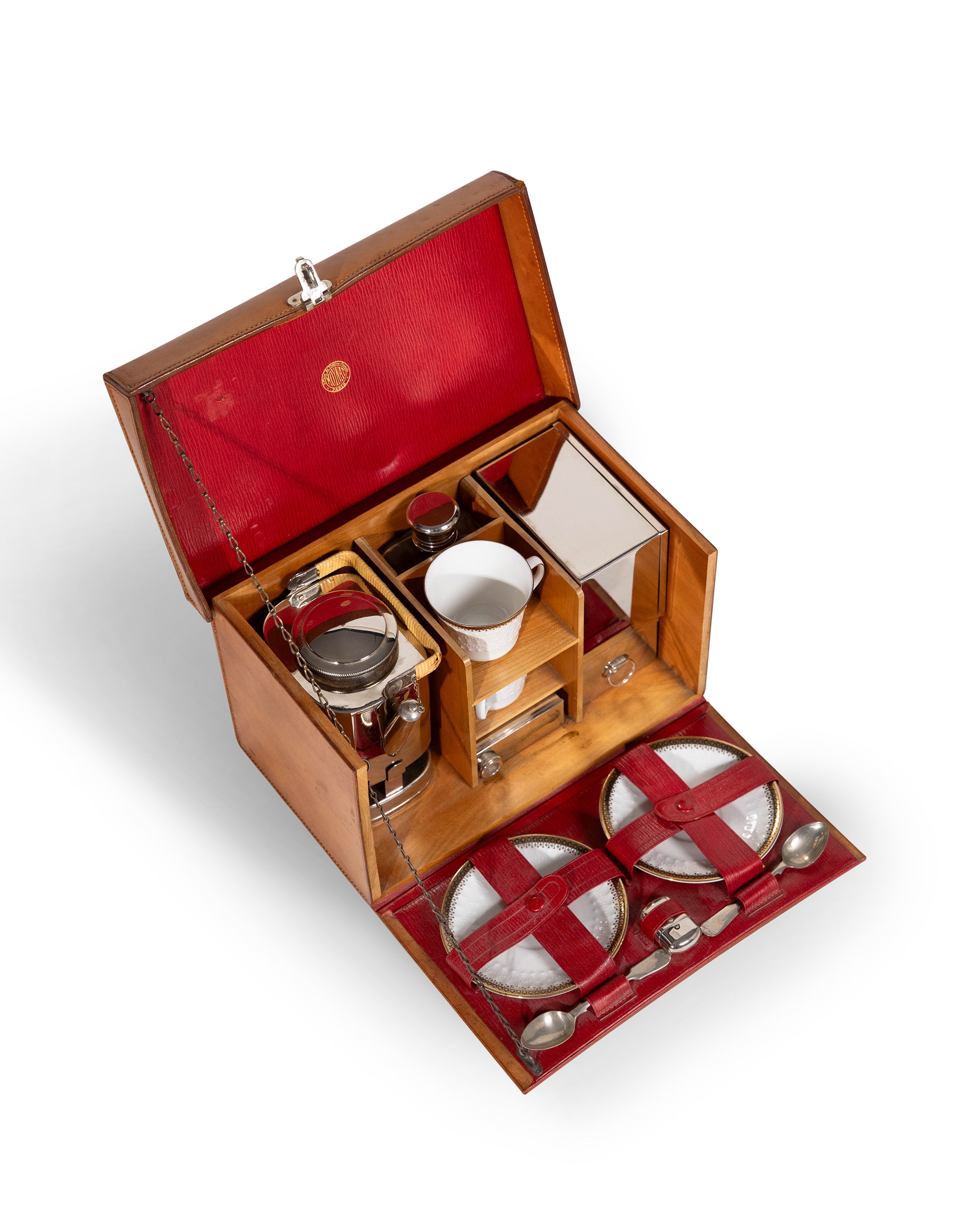 Moynat Tea Set Mini Trunk