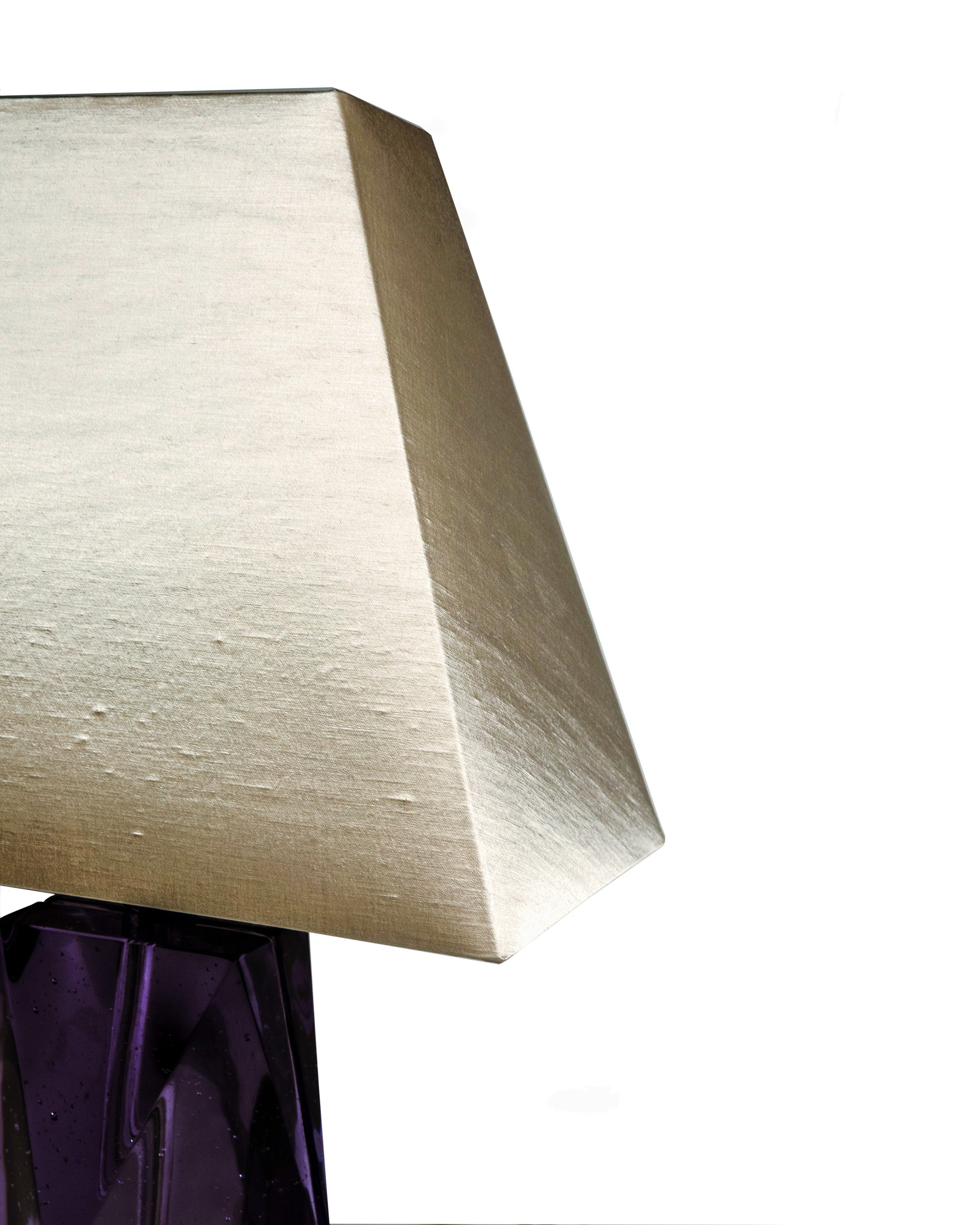 Murano Glass Violet Lamp - 1970