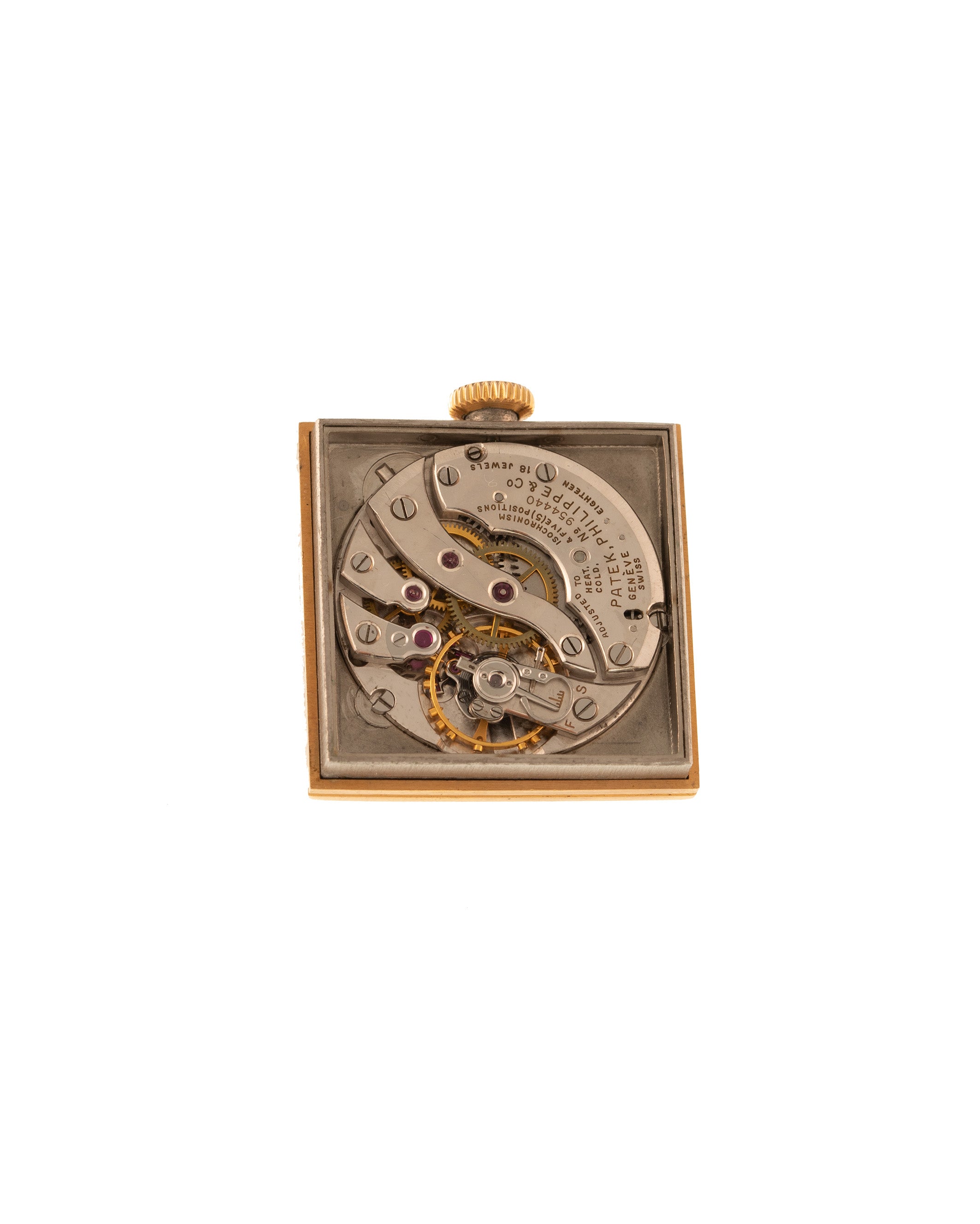 Patek Philippe Carrè Rose Gold "Brevet Imperméable"