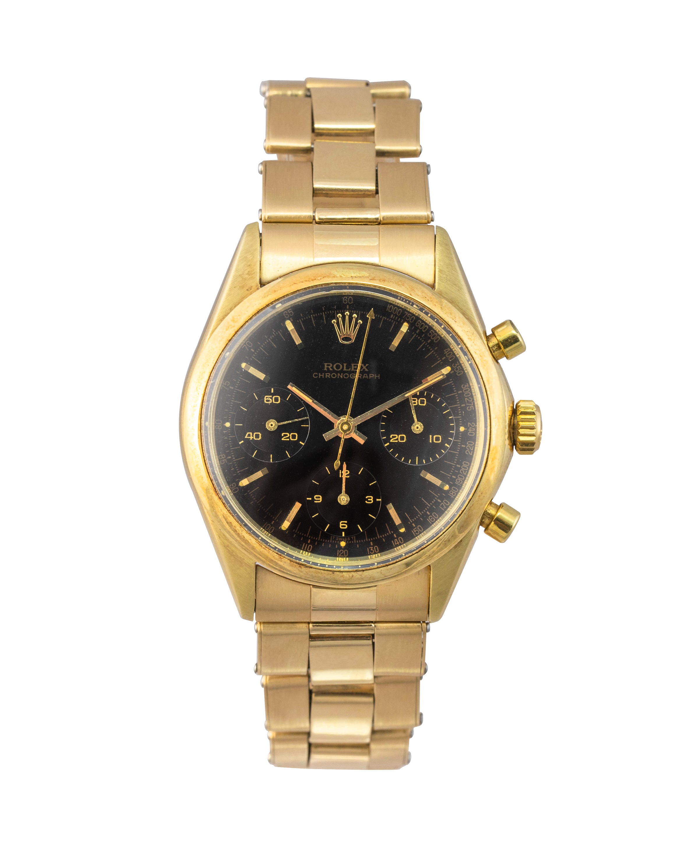 Rolex Ref. 6238 Pre-Daytona Black Gilt Dial