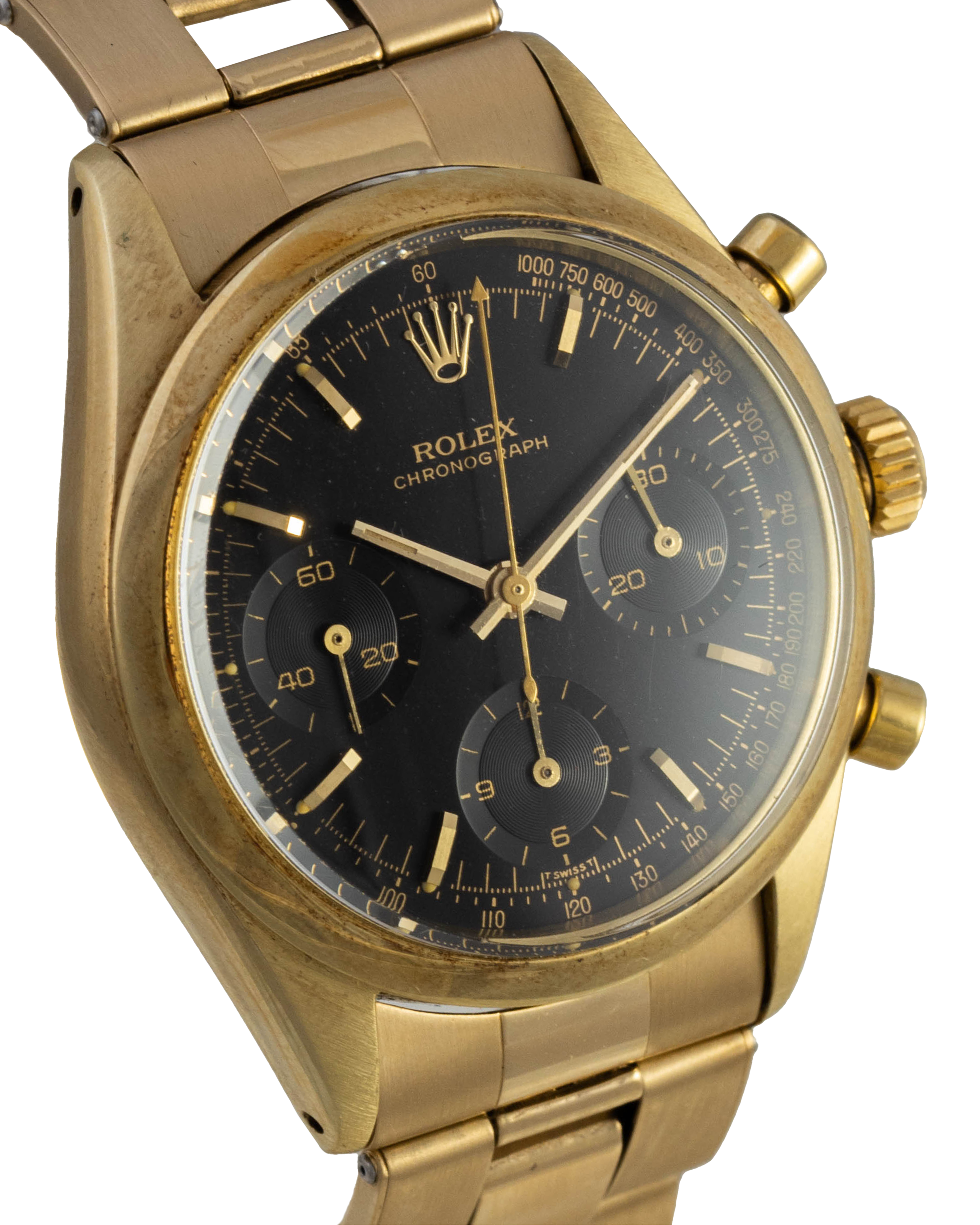 Rolex Ref. 6238 Pre-Daytona Black Gilt Dial