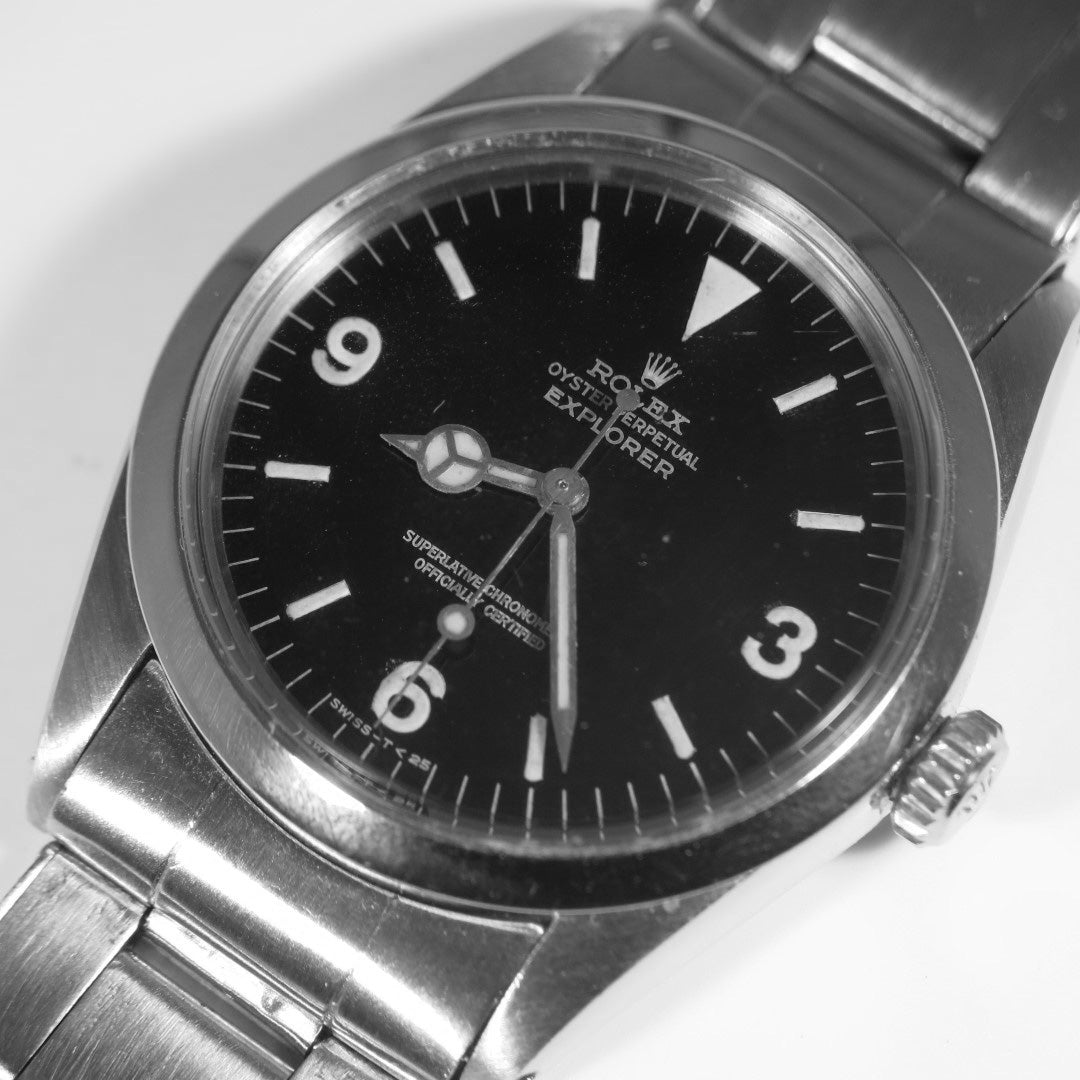 Rolex Explorer "gilt" dial with papers