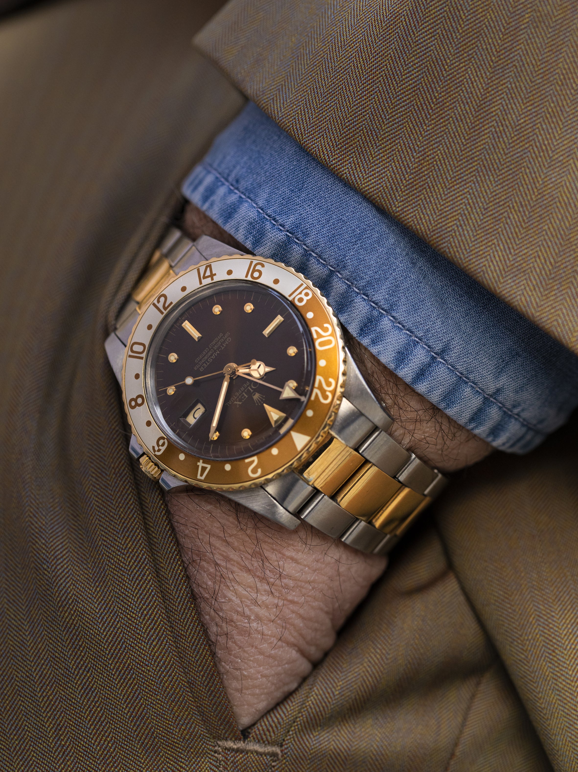 Rolex GMT master Tiger eye watch vintage