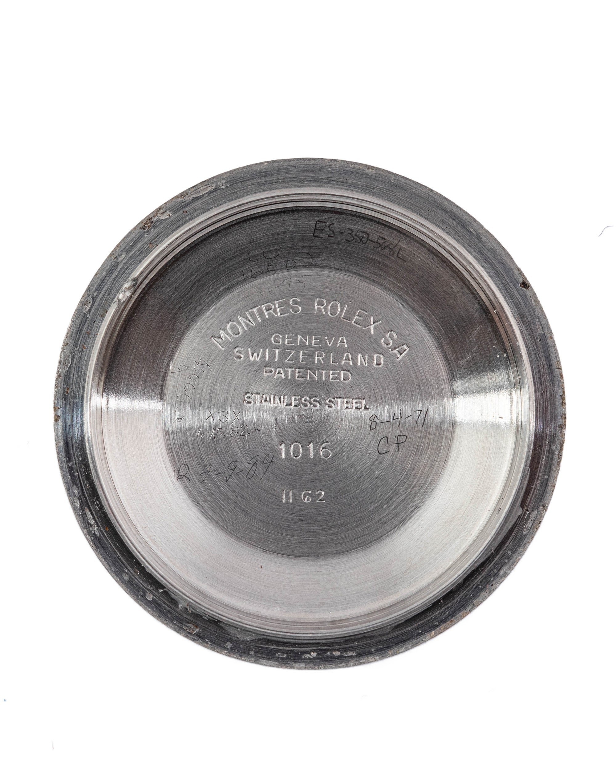 Rolex Ref. 1016 Explorer 'Chapter Ring' caseback