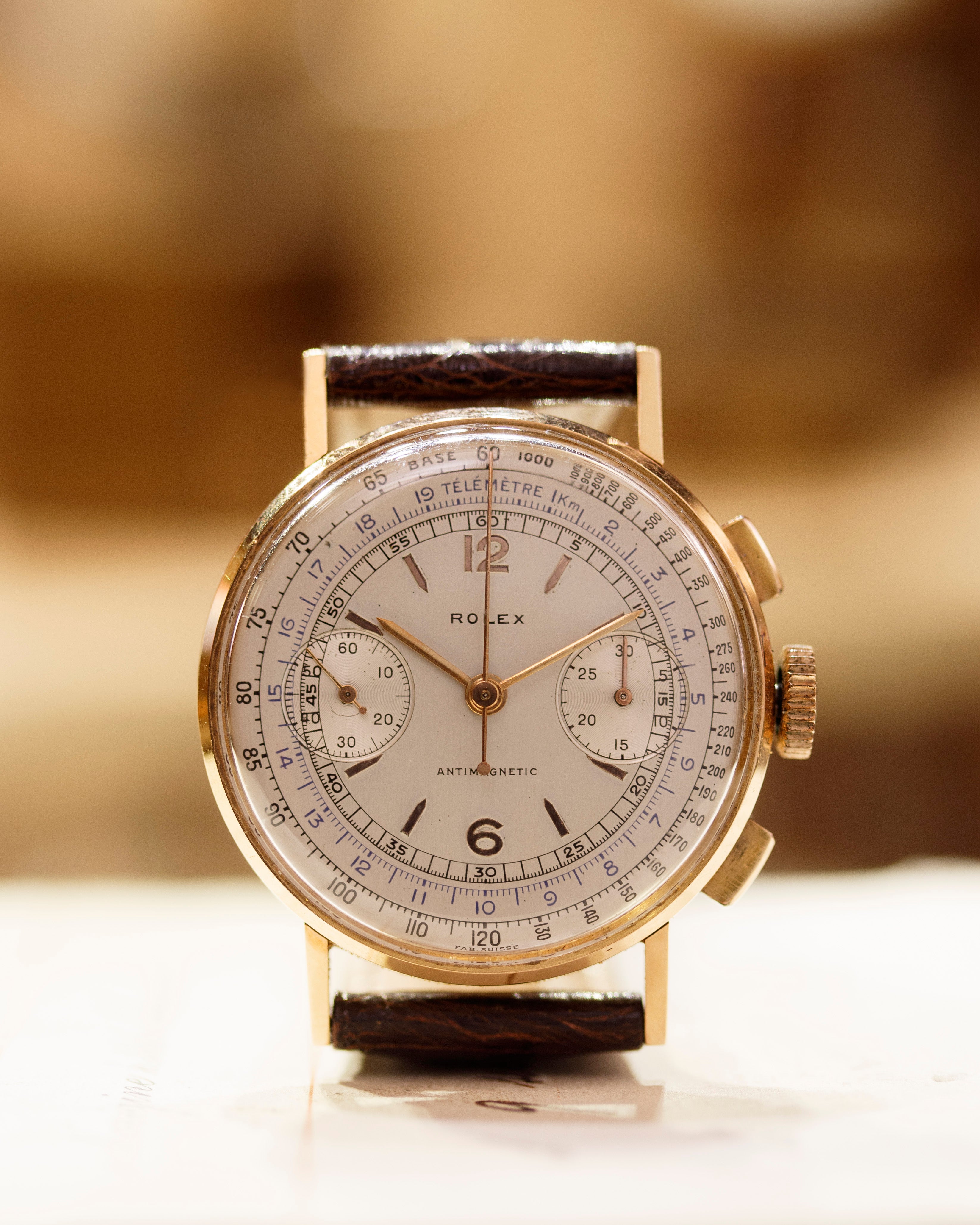 Rolex Ref. 3484 Chronograph Pink Gold