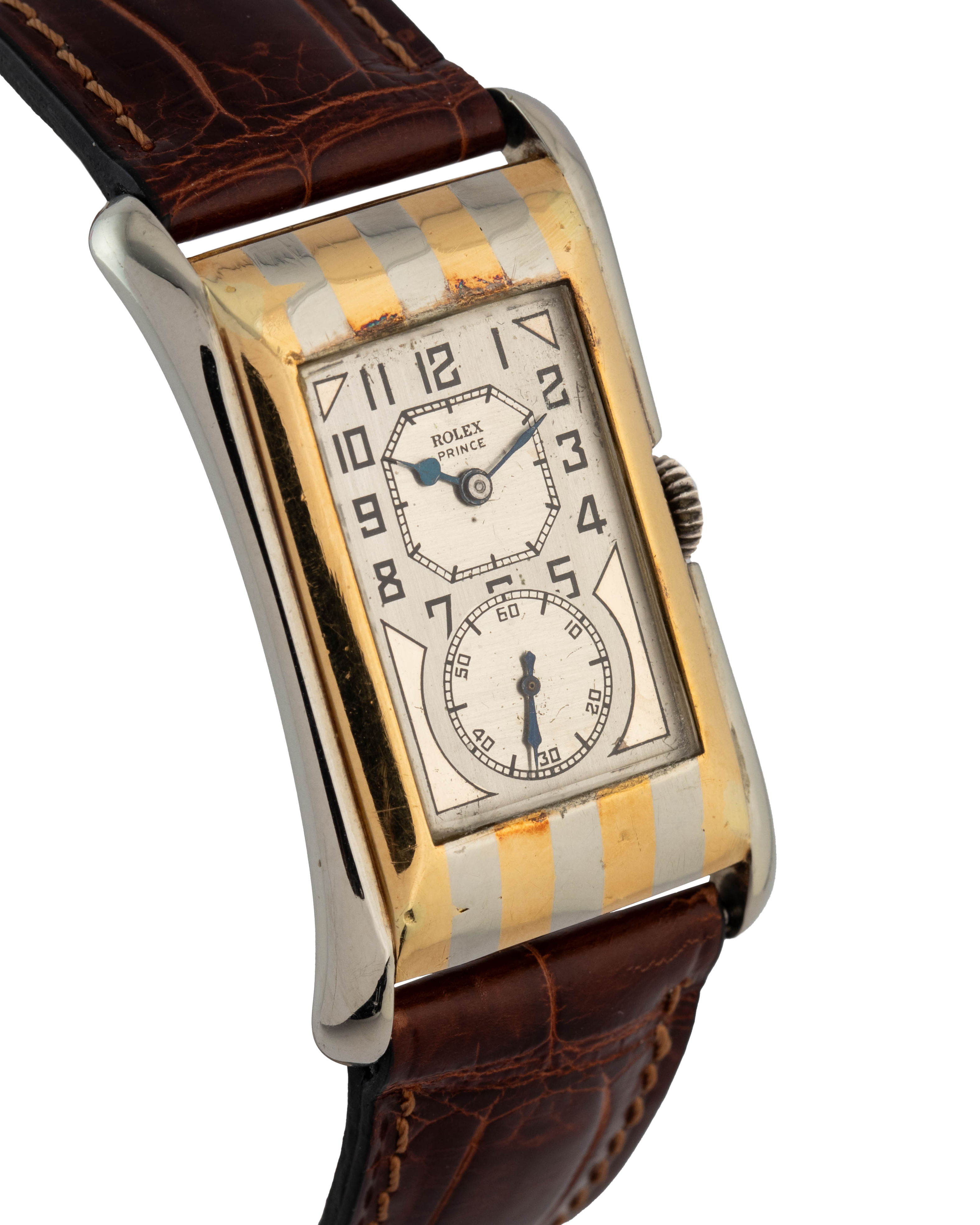 Rolex Ref. 971 "Doctor Watch" Prince Brancard stainless steel and yellow gold