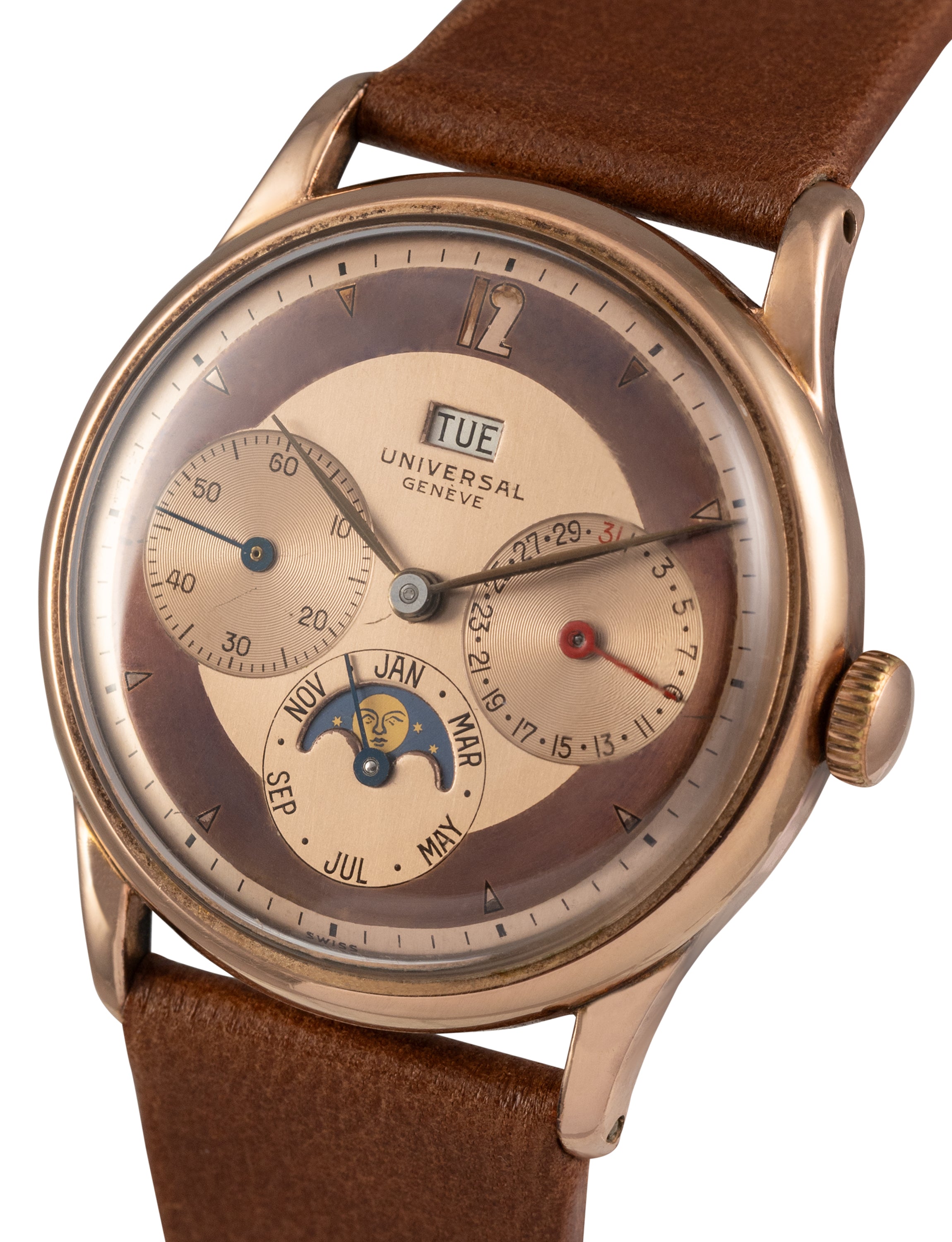 Universal Genève SS-R Triple Calendar