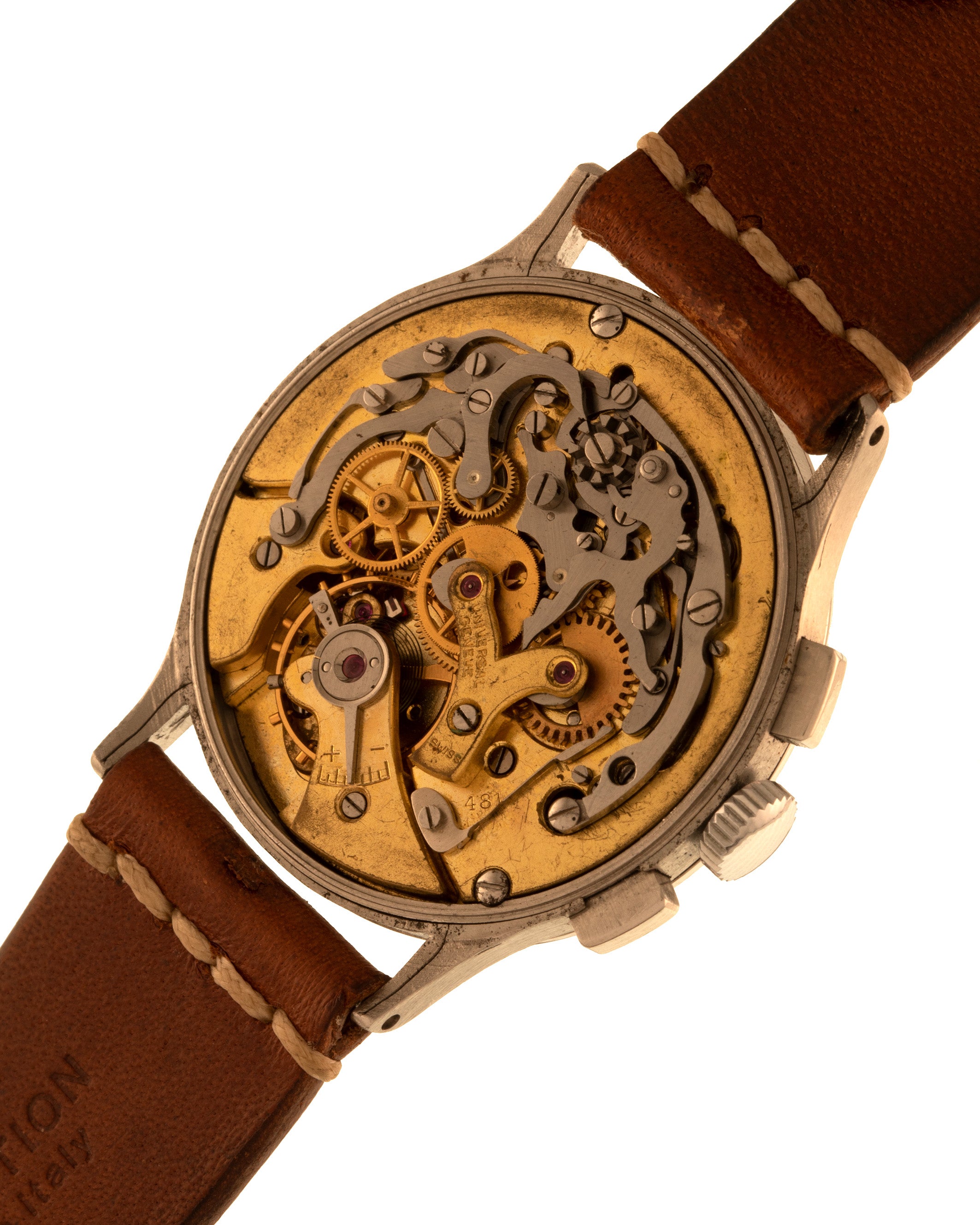 Universal Genève Tri Compax Stainless Steel - movement