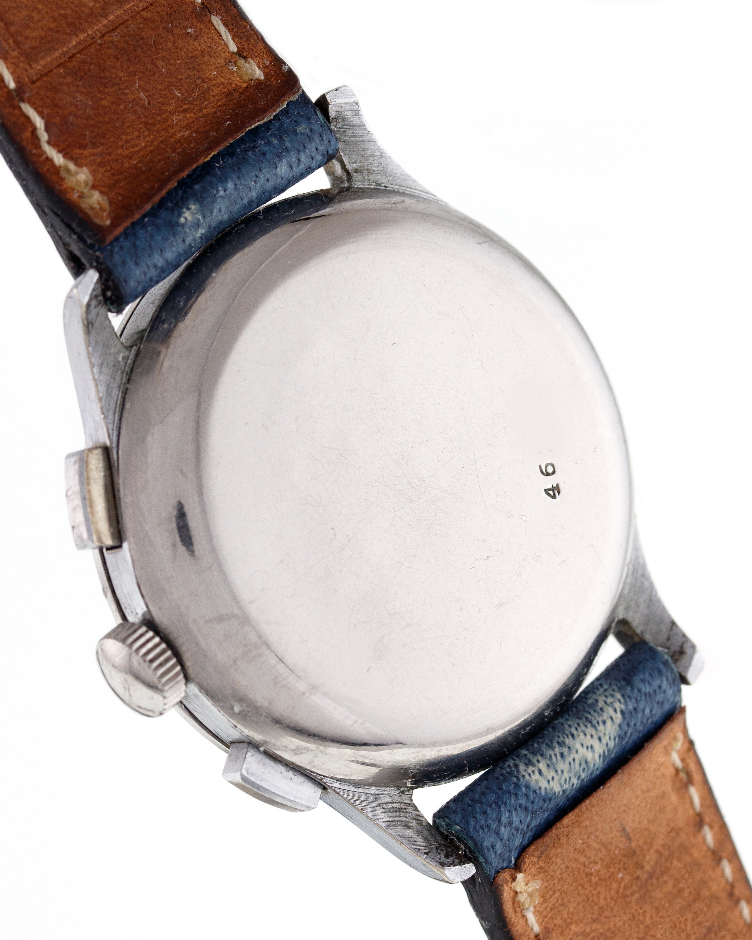 Universal Genève Ref. 46292 Uni-Compax in stainless steel - back