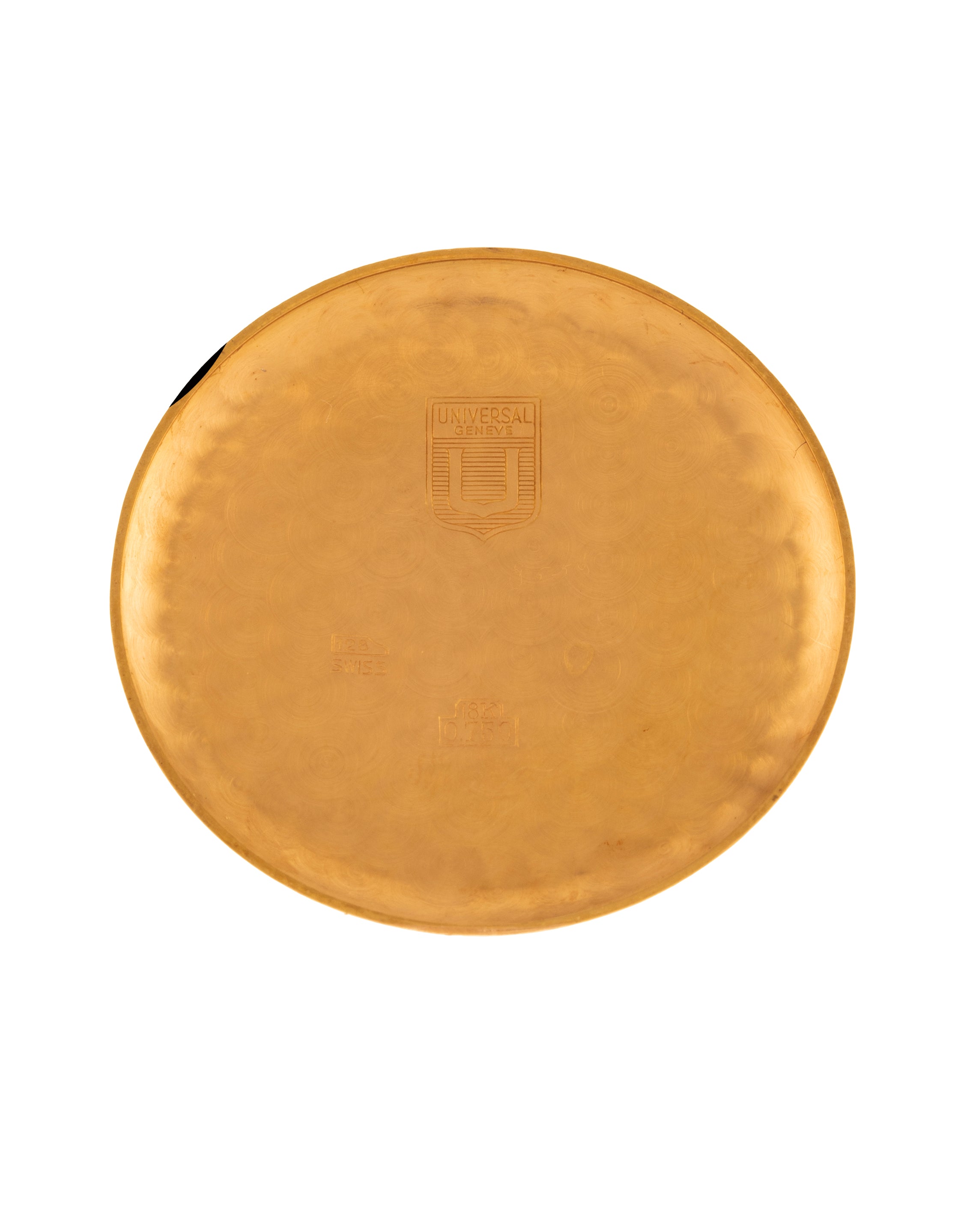 Universal Genève Ref. 1241162 Uni-Compax two tone dial - in rose gold - caseback