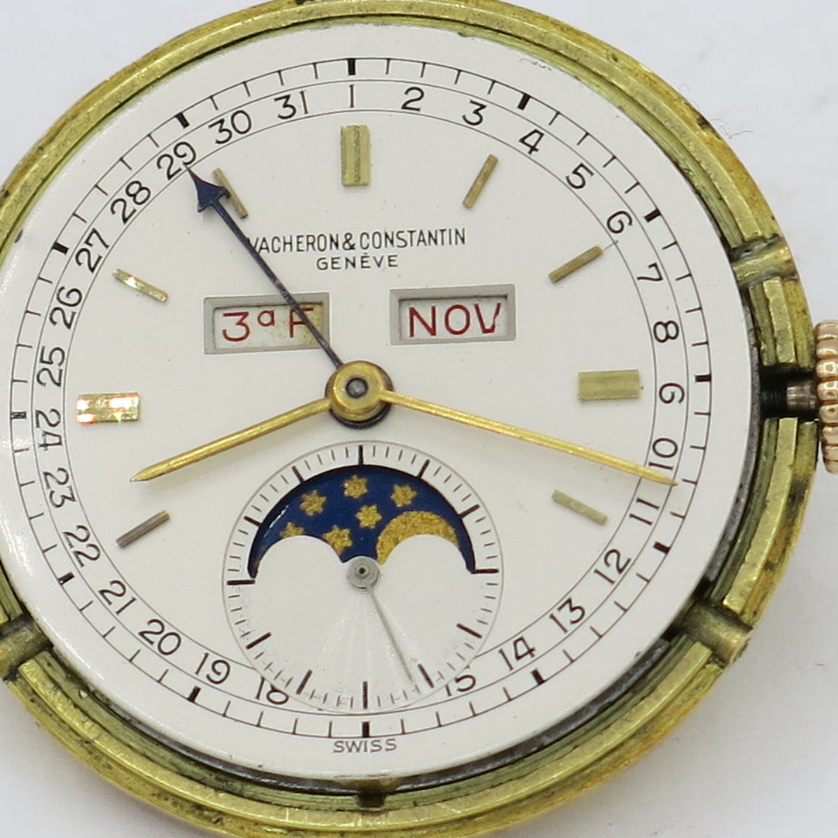 Vacheron Constantin calendar moonphase yellow gold