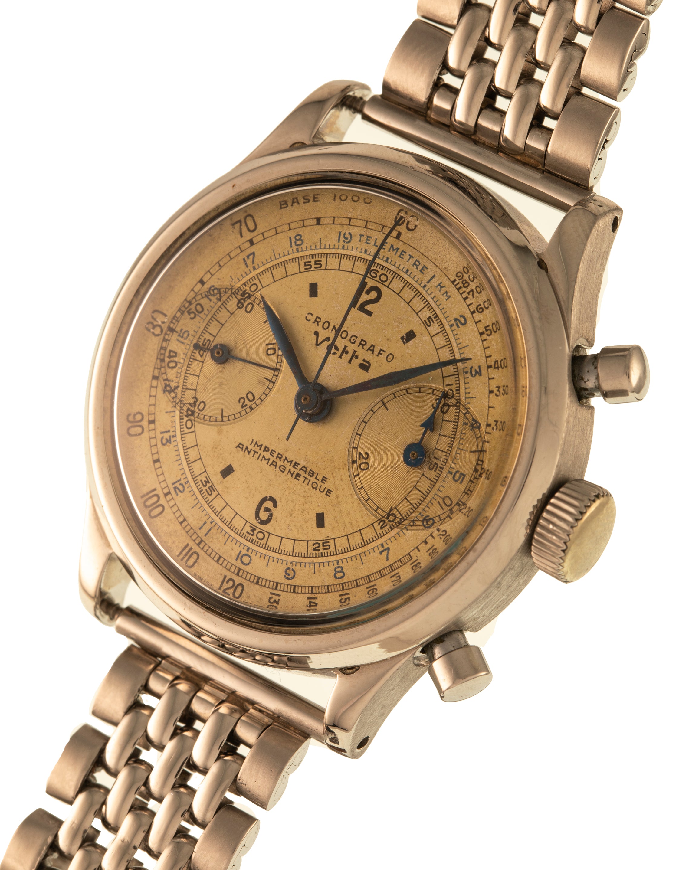 Vetta "Impermeable" Antimagnetique Chronograph stainless steel with bracelet