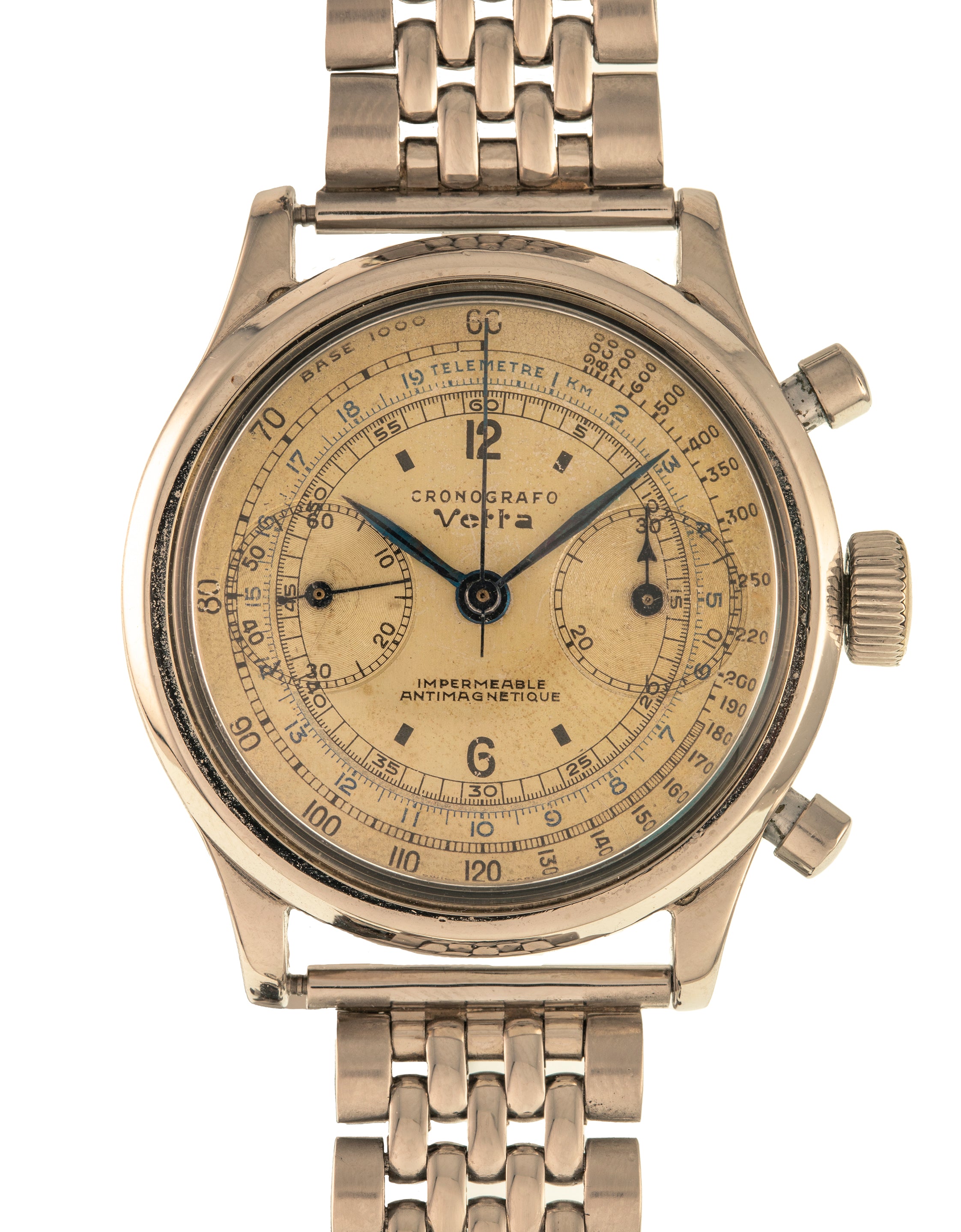 Vetta "Impermeable" Antimagnetique Chronograph stainless steel with bracelet