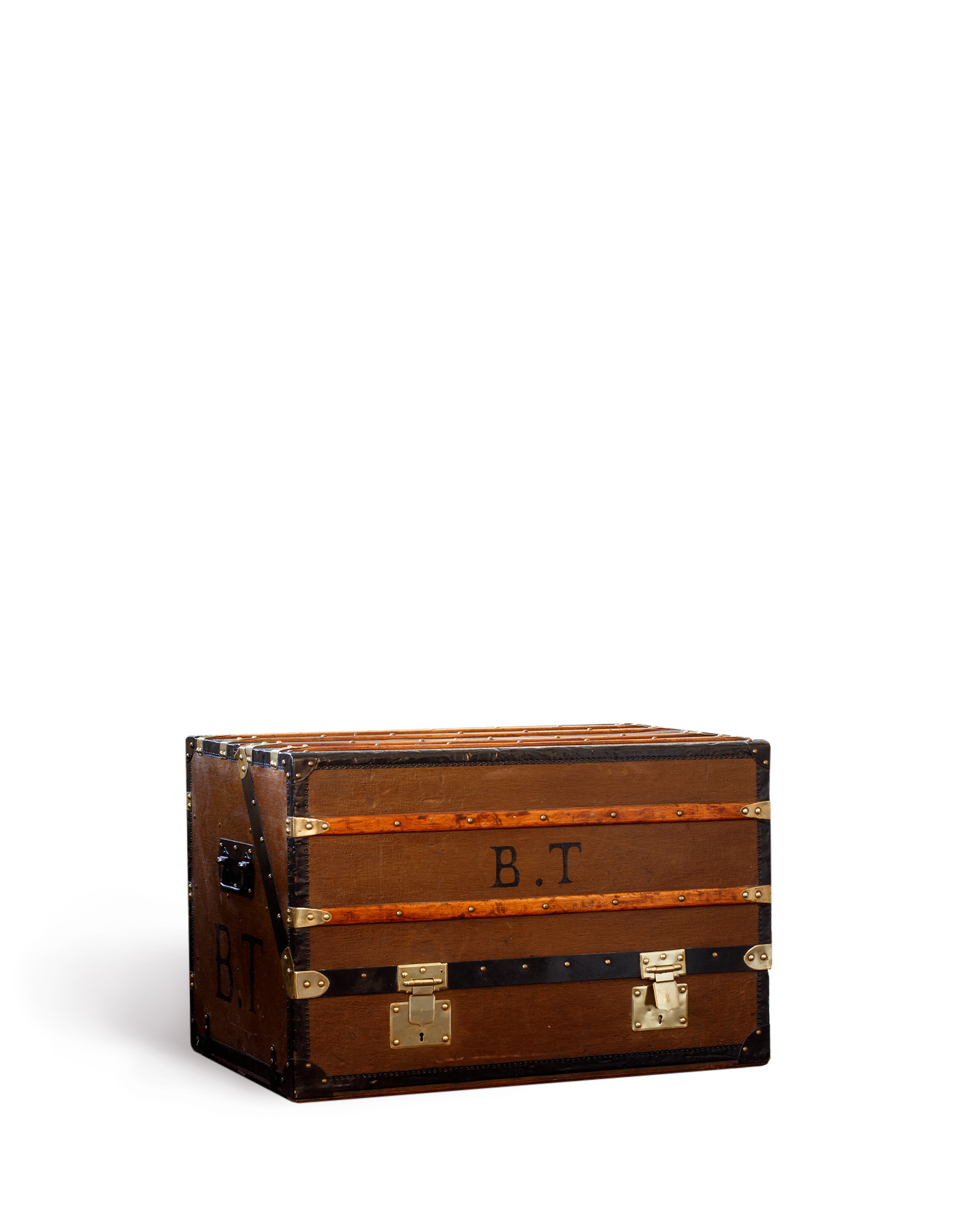 Vintage Malle J.D.P. Steamer Trunk