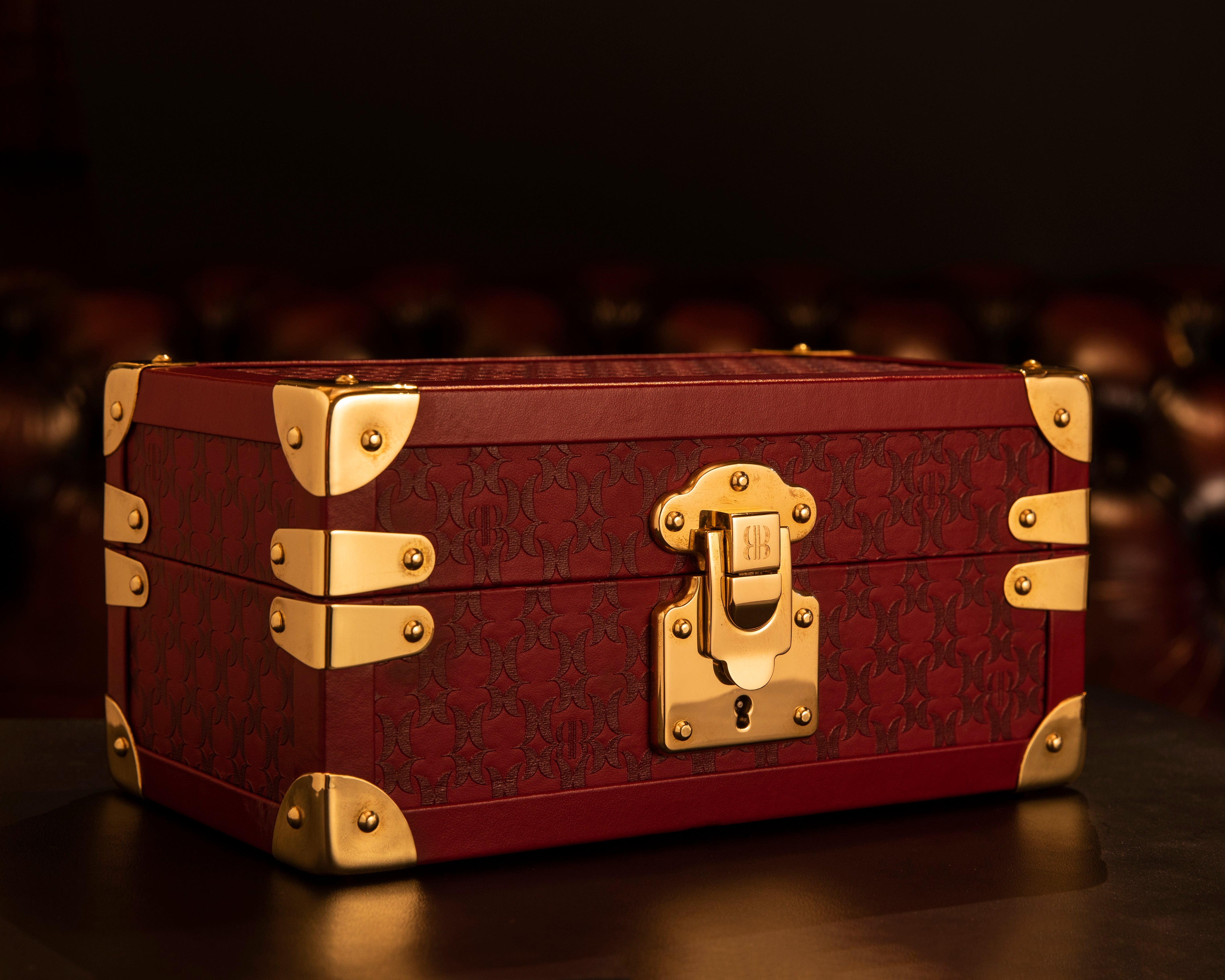 Bernardini Milano Watch Mini Trunk Ruby Red