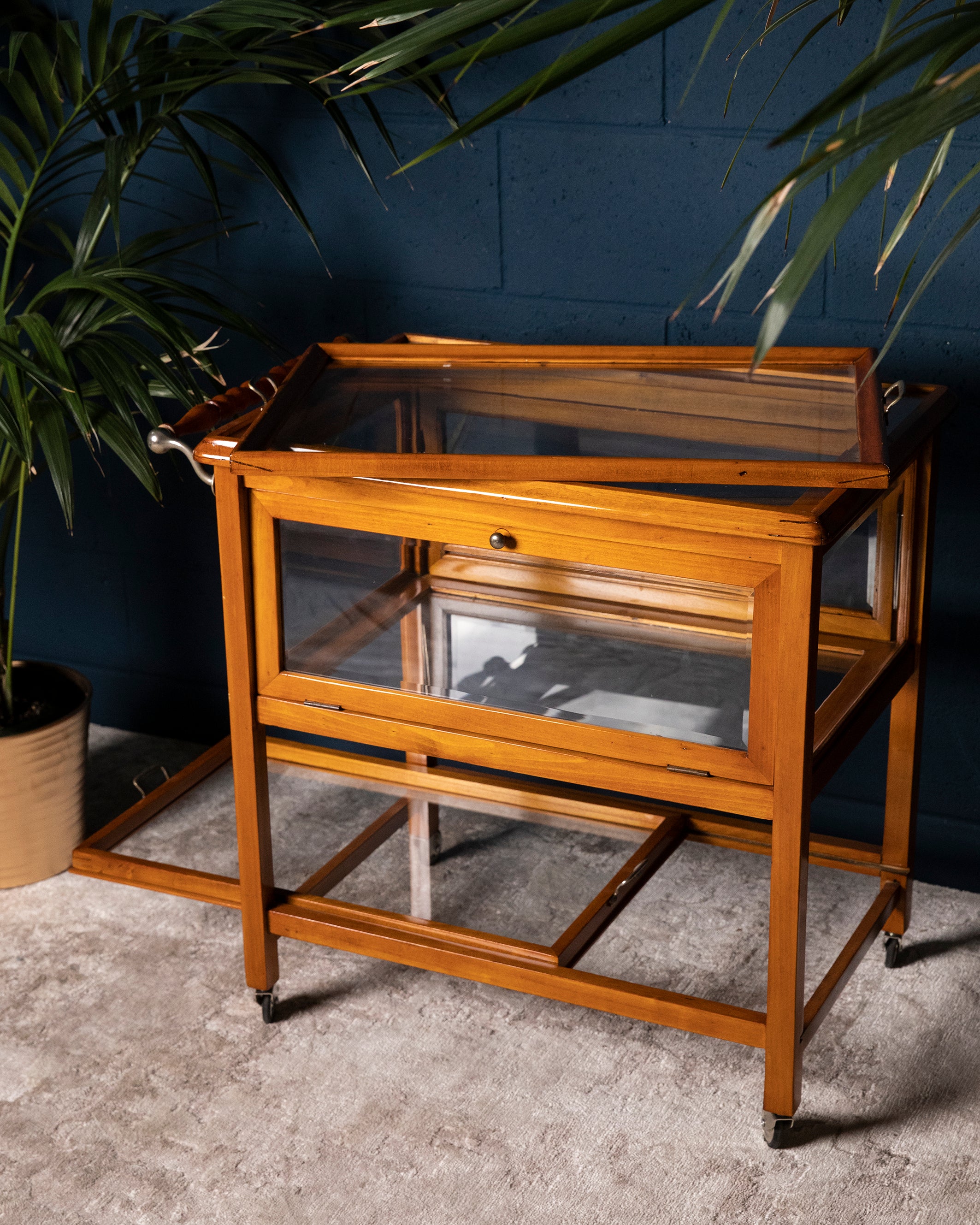 Wood Bar Cart