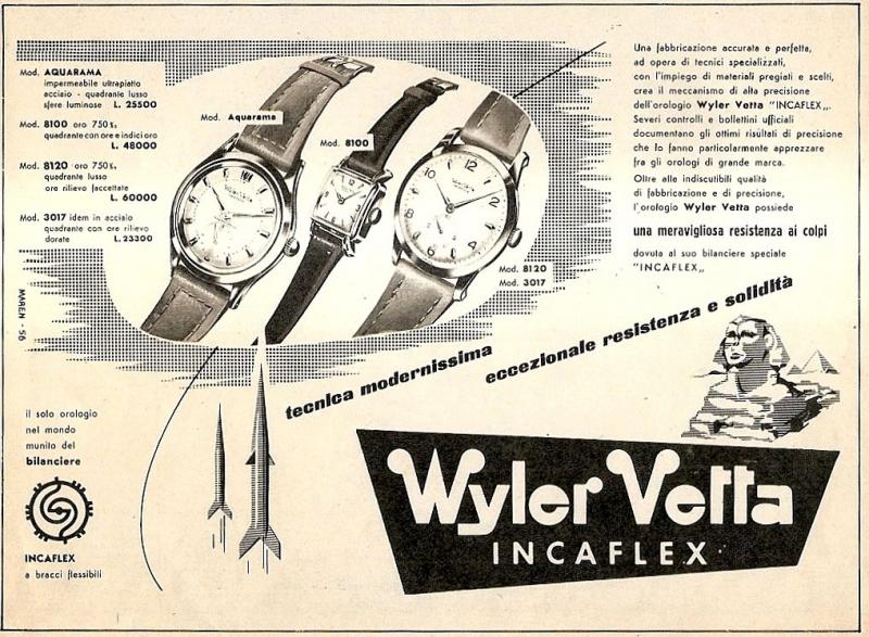 Vetta vintage watch adv