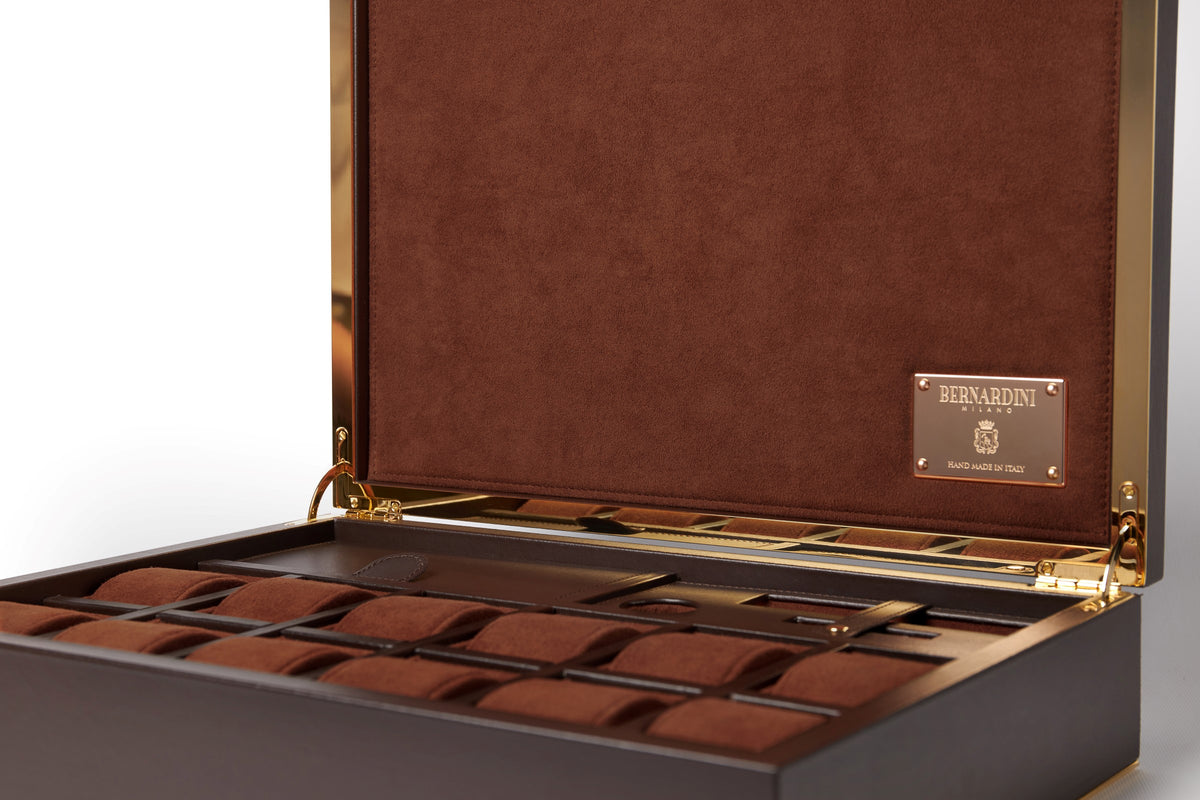 Bernardini Watch Holder - Deep Brown and Havana - N° 02/30