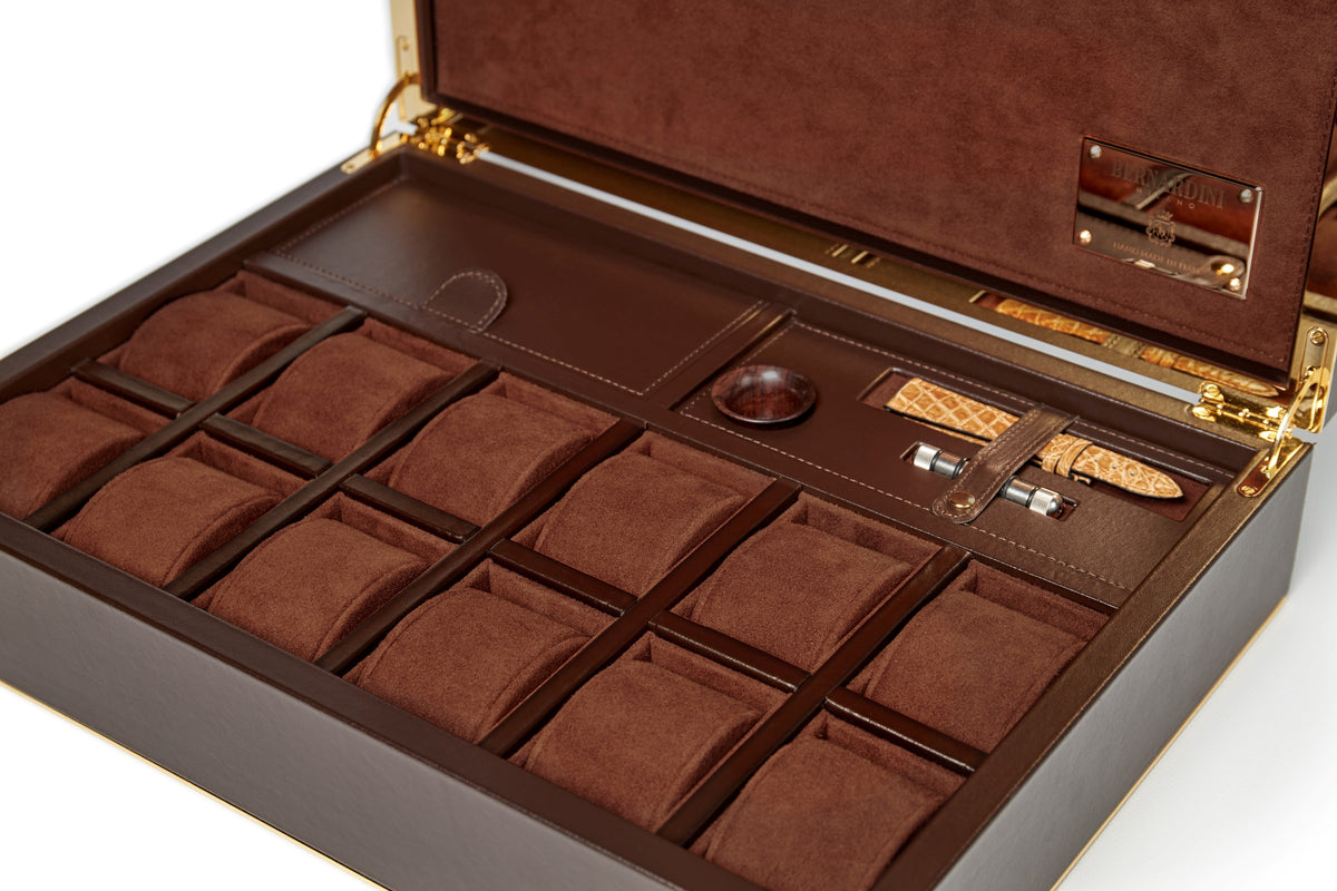 Bernardini Watch Holder - Deep Brown and Havana - N° 02/30