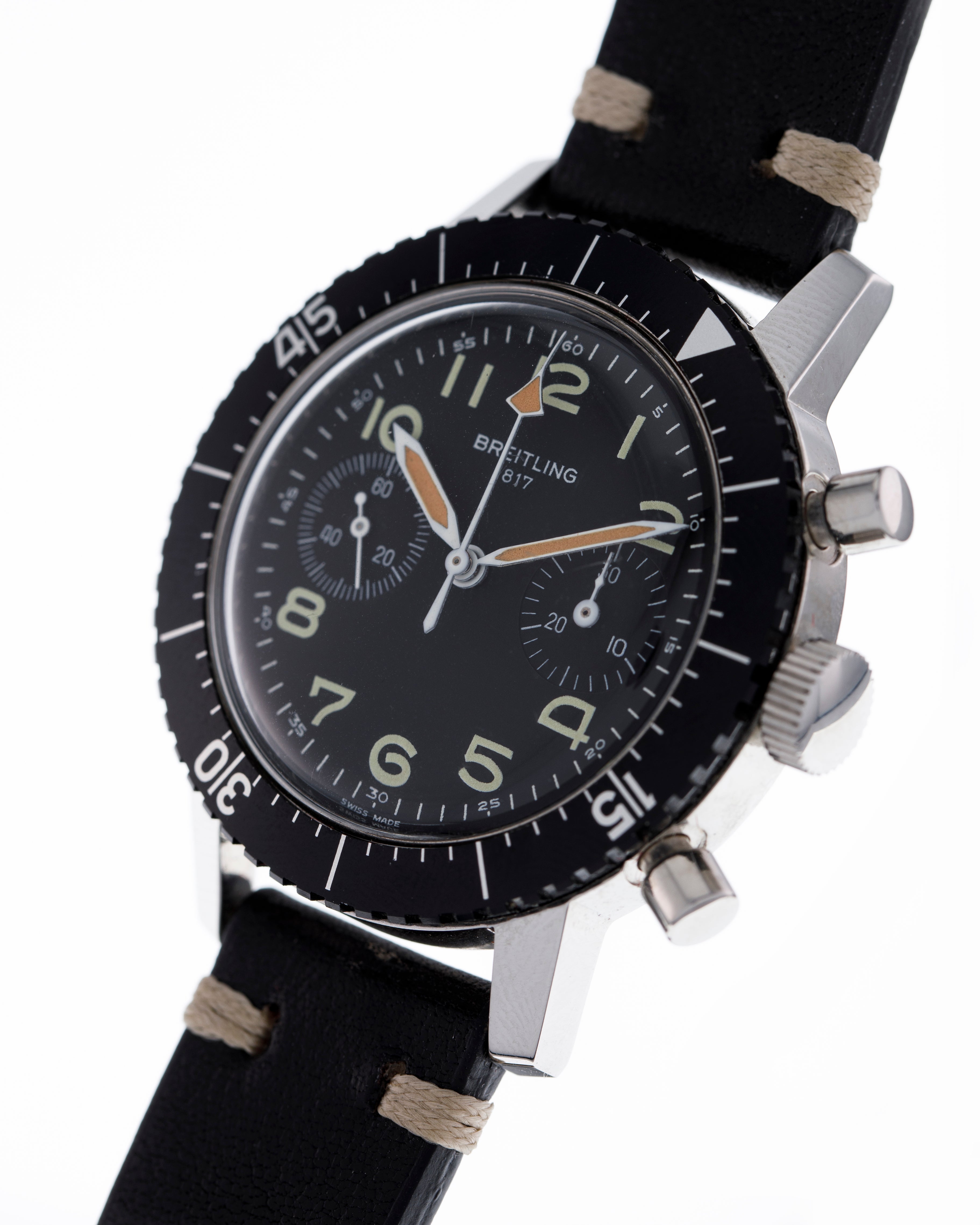 Breitling chronograph retailed for Italian Army