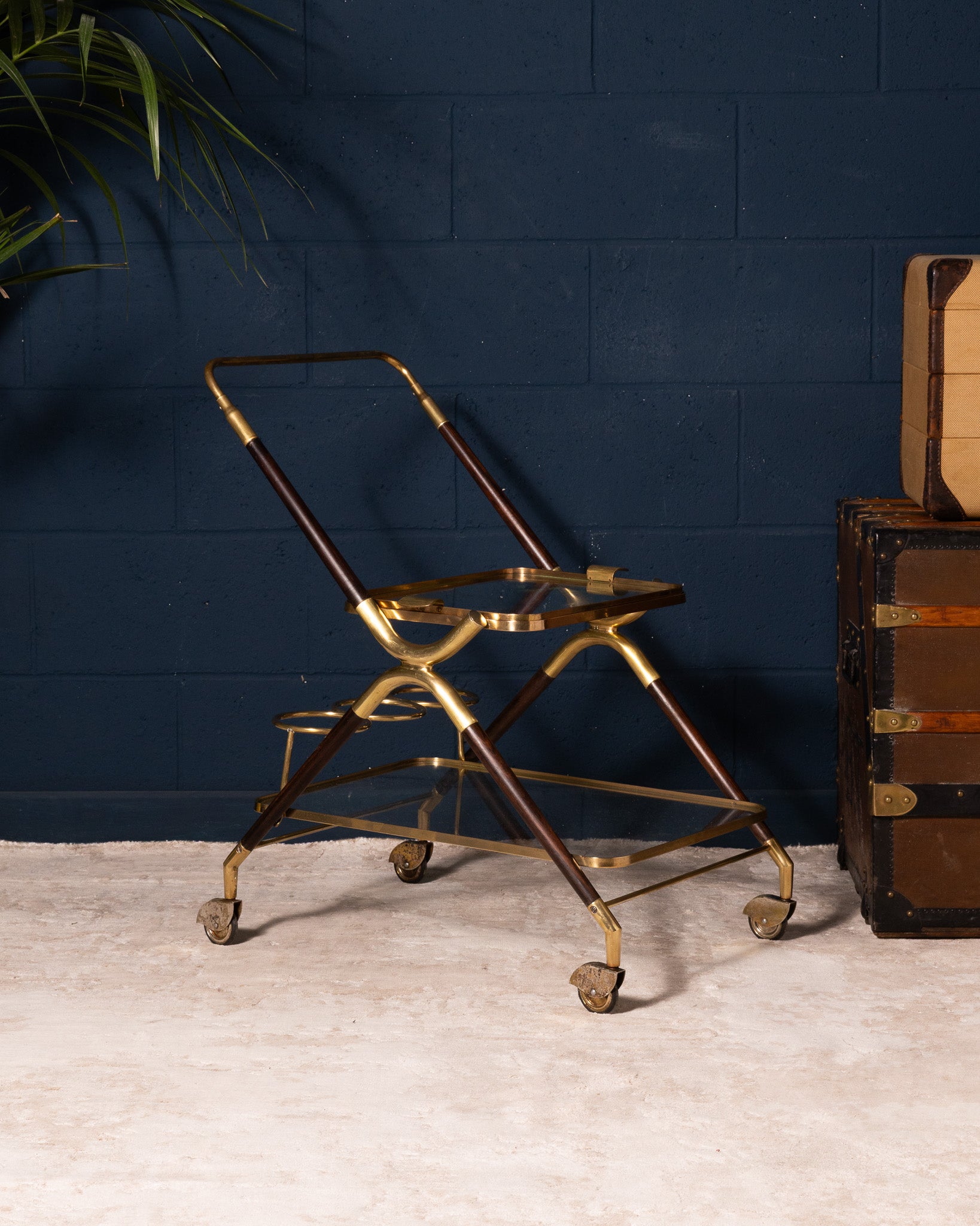 Cesare Lacca 1950s Italian Bar Cart