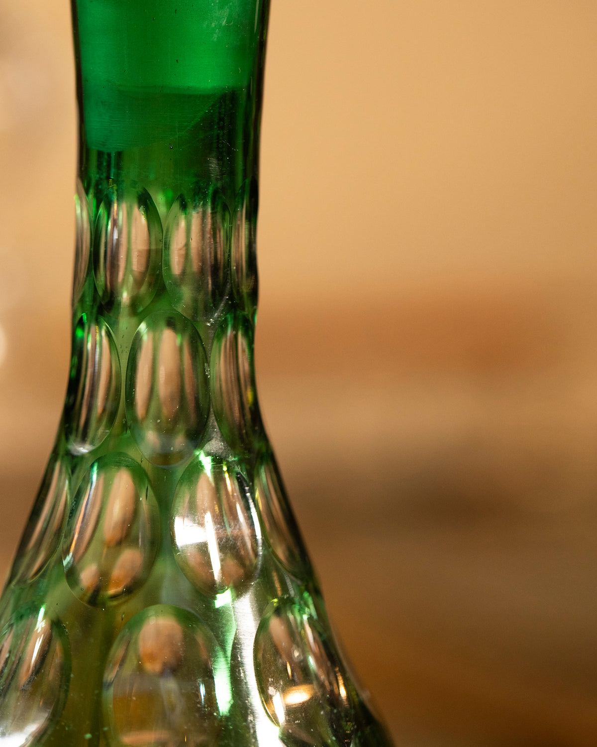Colorful Victorian Crystal Liquor Decanter Bottle set