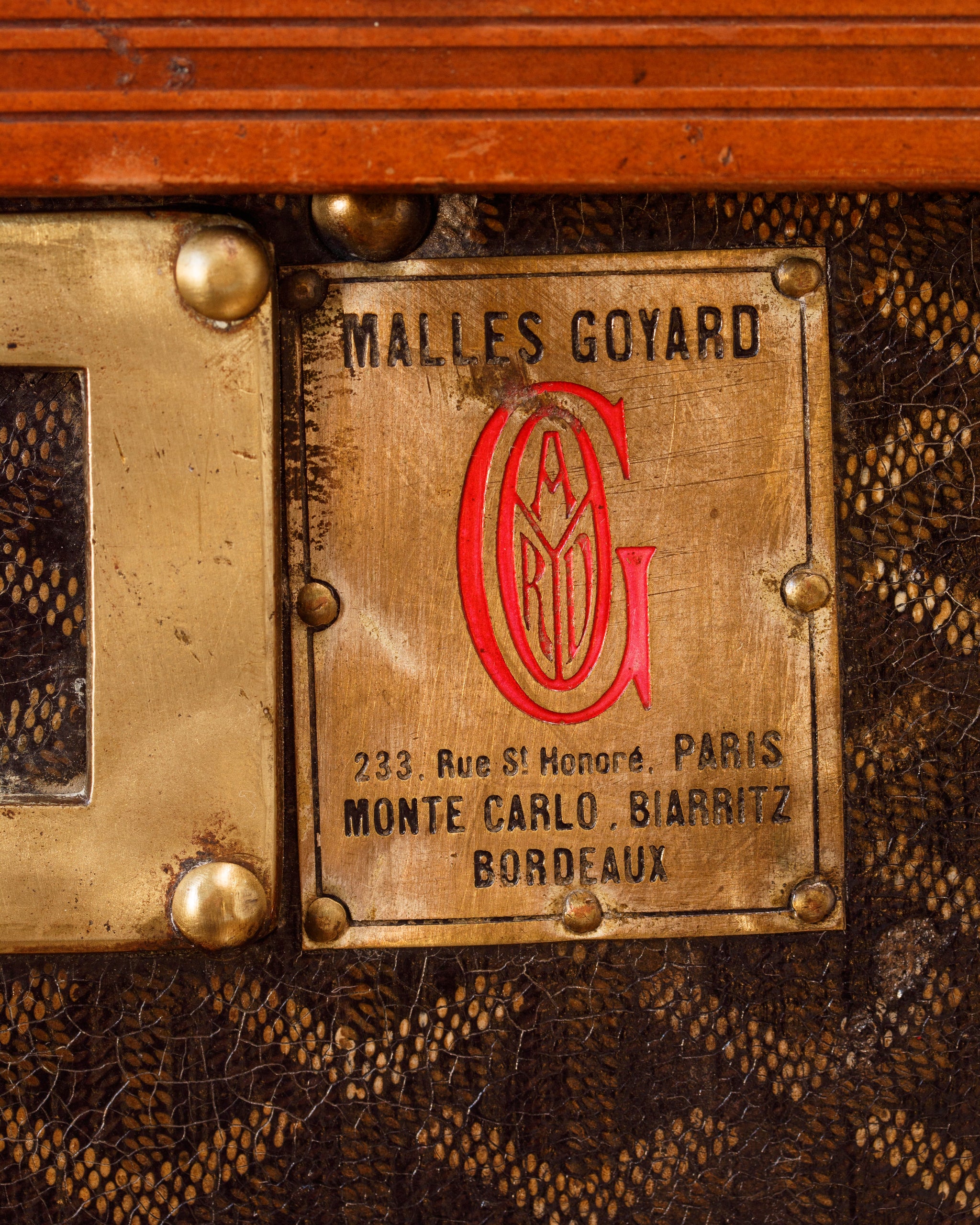 Antique Luxury Goyard Wardrobe Trunk 