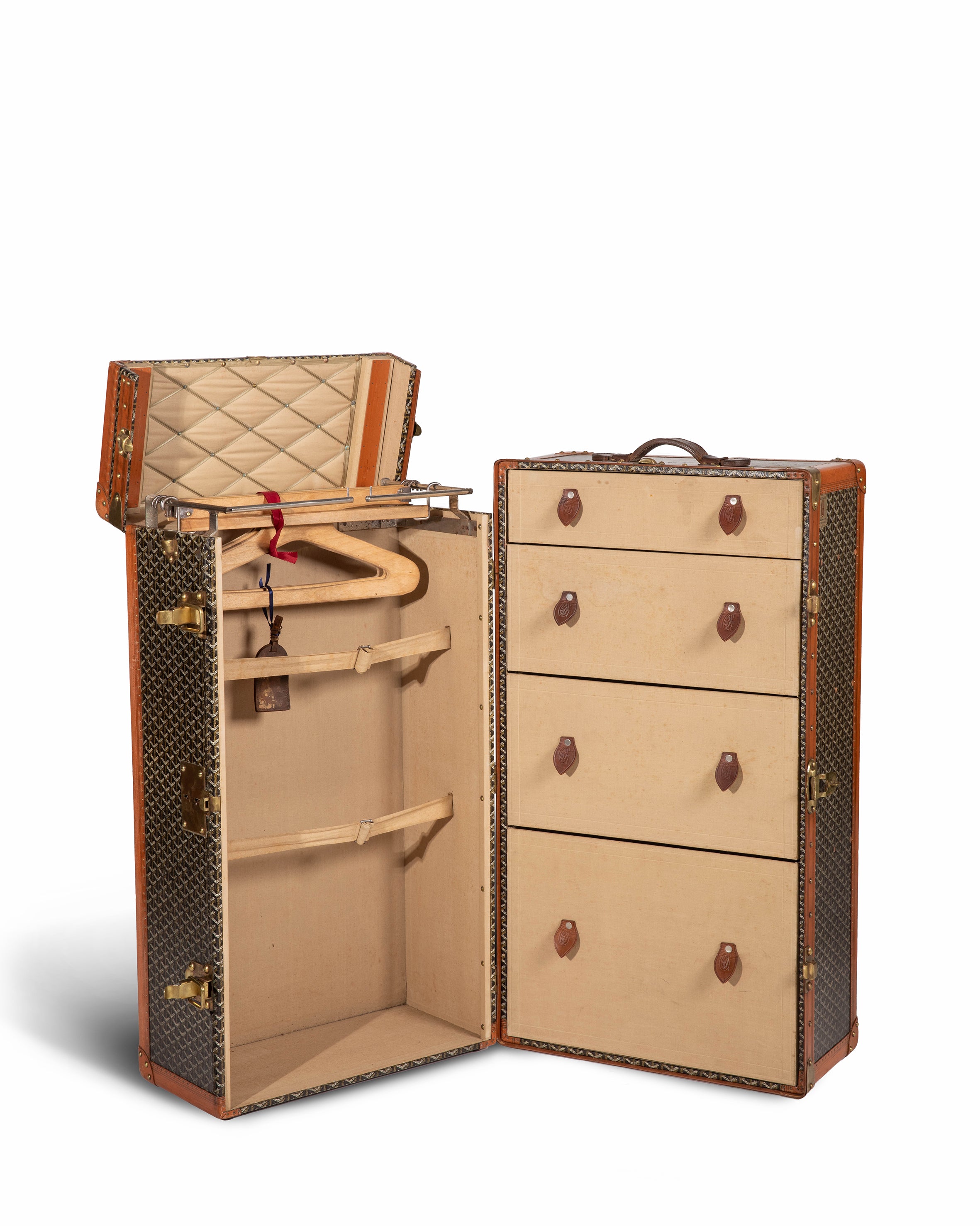 Goyard double-door Wardrobe Trunk