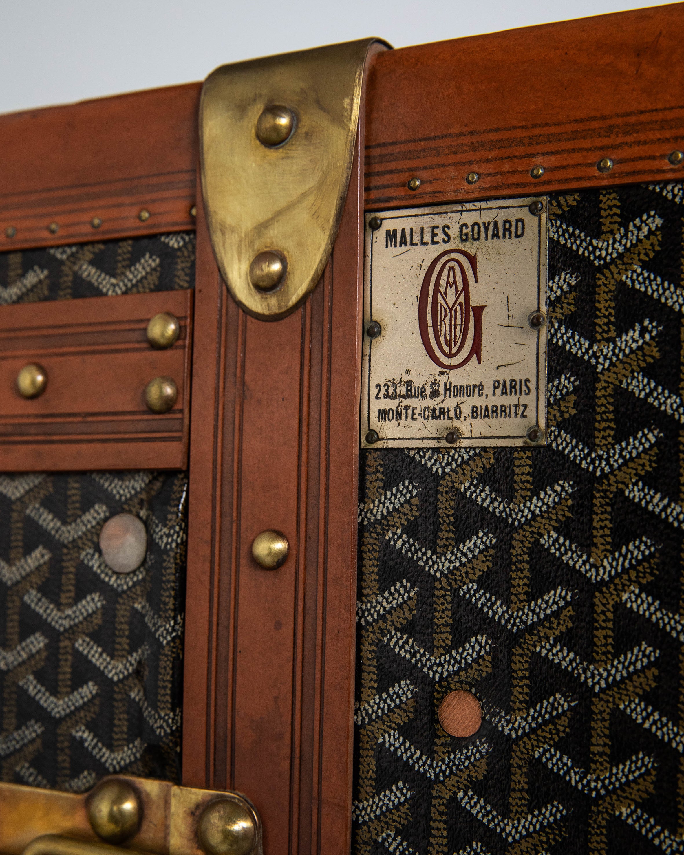 Goyard double-door Wardrobe Trunk