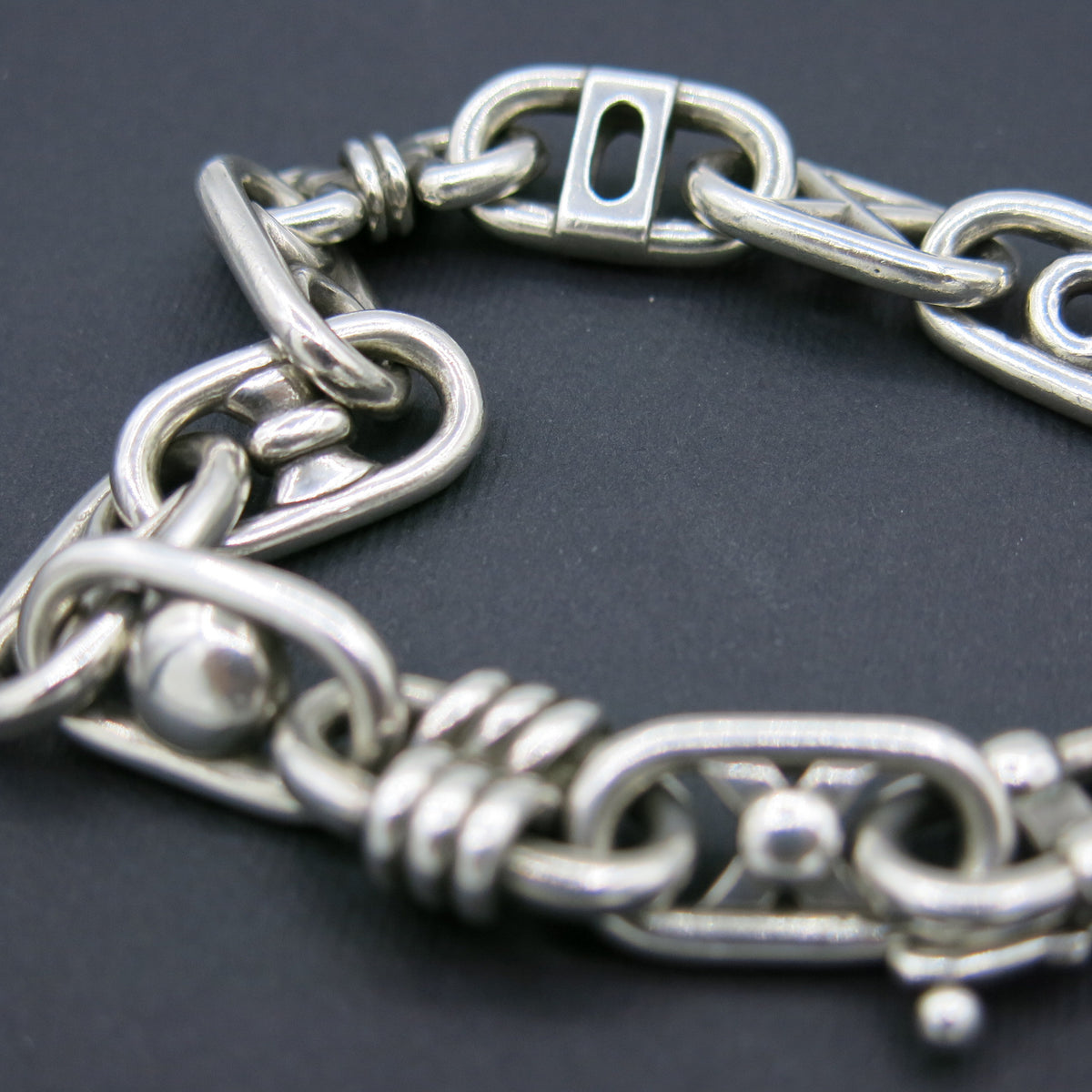 Hermès &quot;Chaine d&#39;ancre croiseé&quot; bracelet